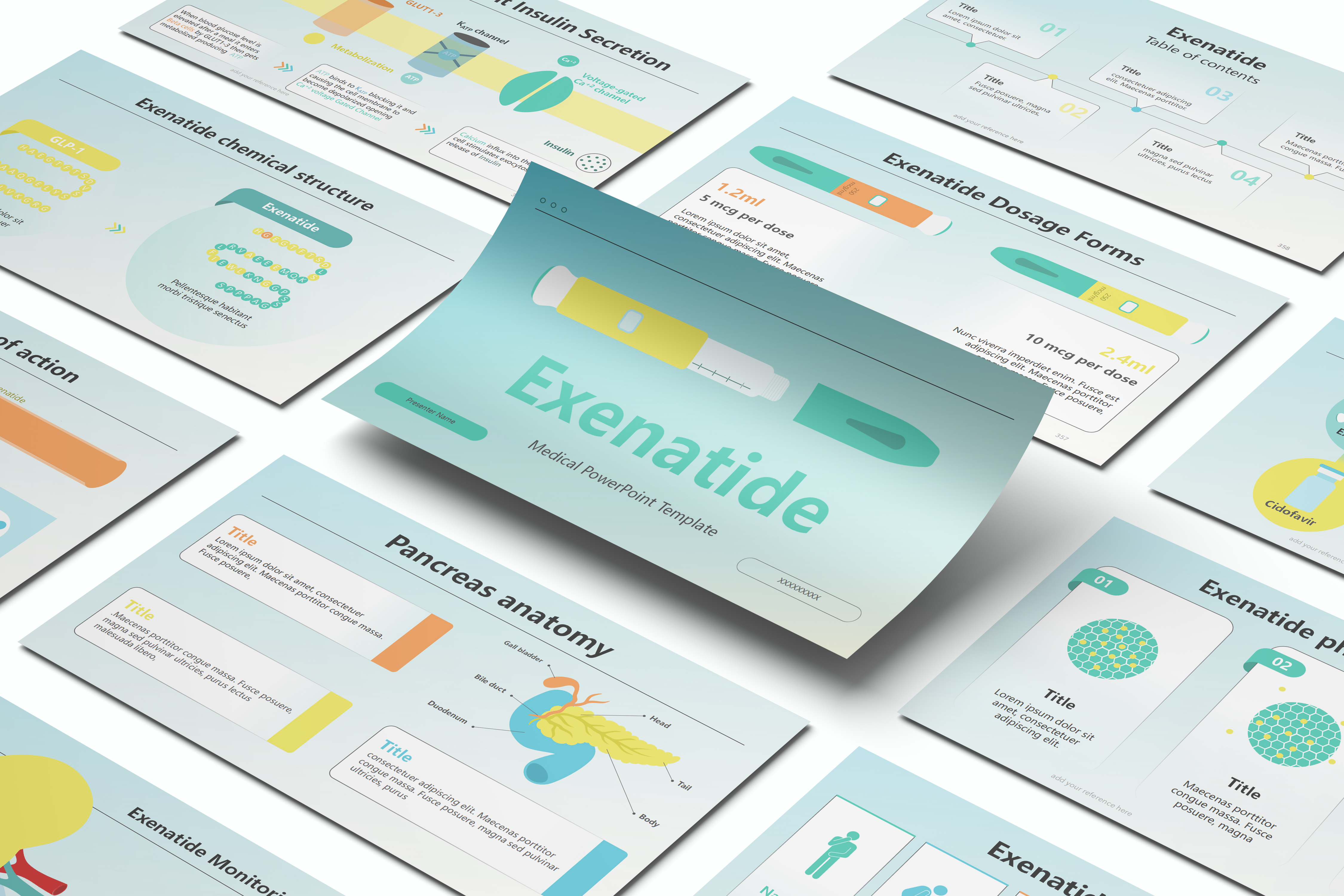 Exenatide PowerPoint Template