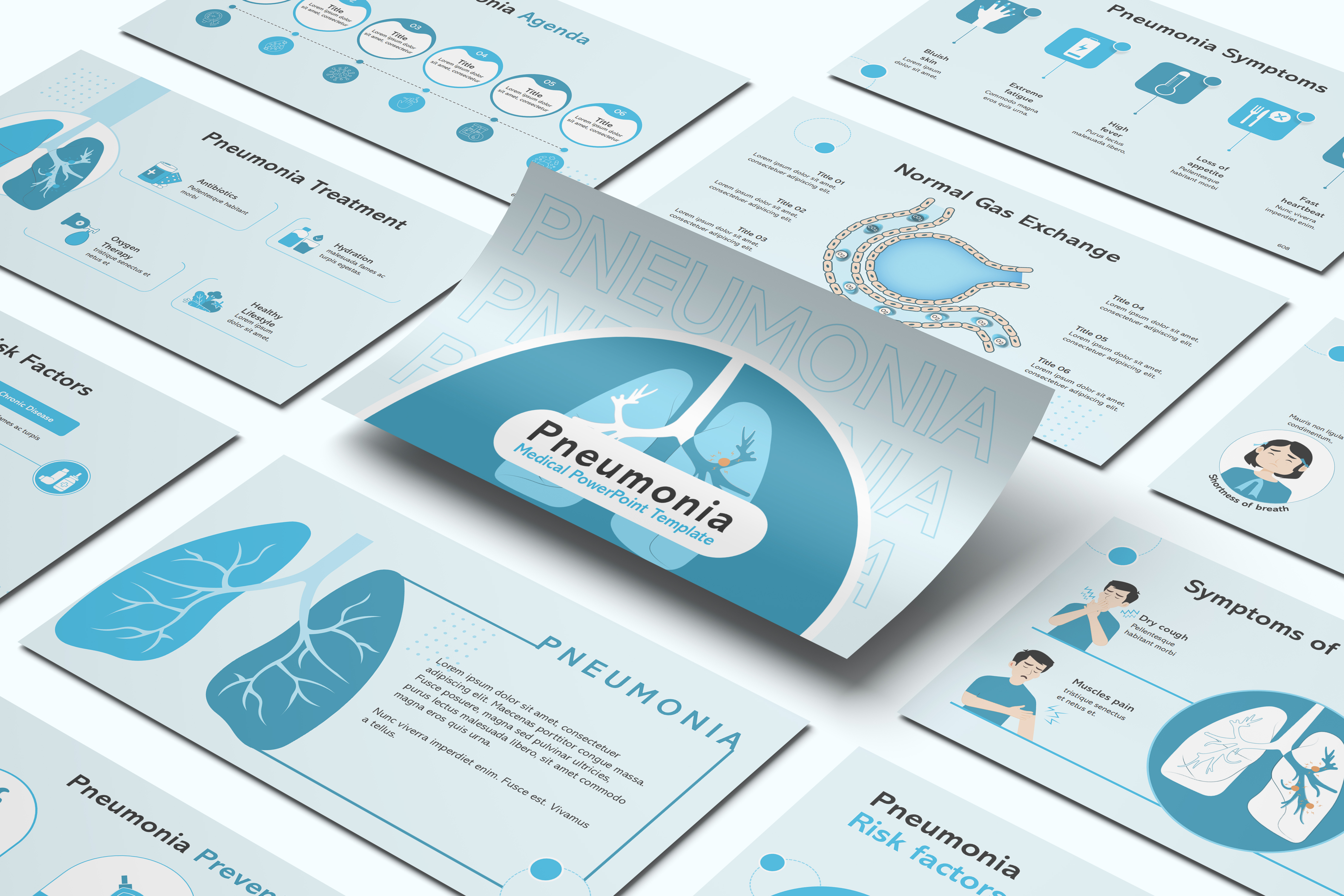 Pneumonia PowerPoint Template