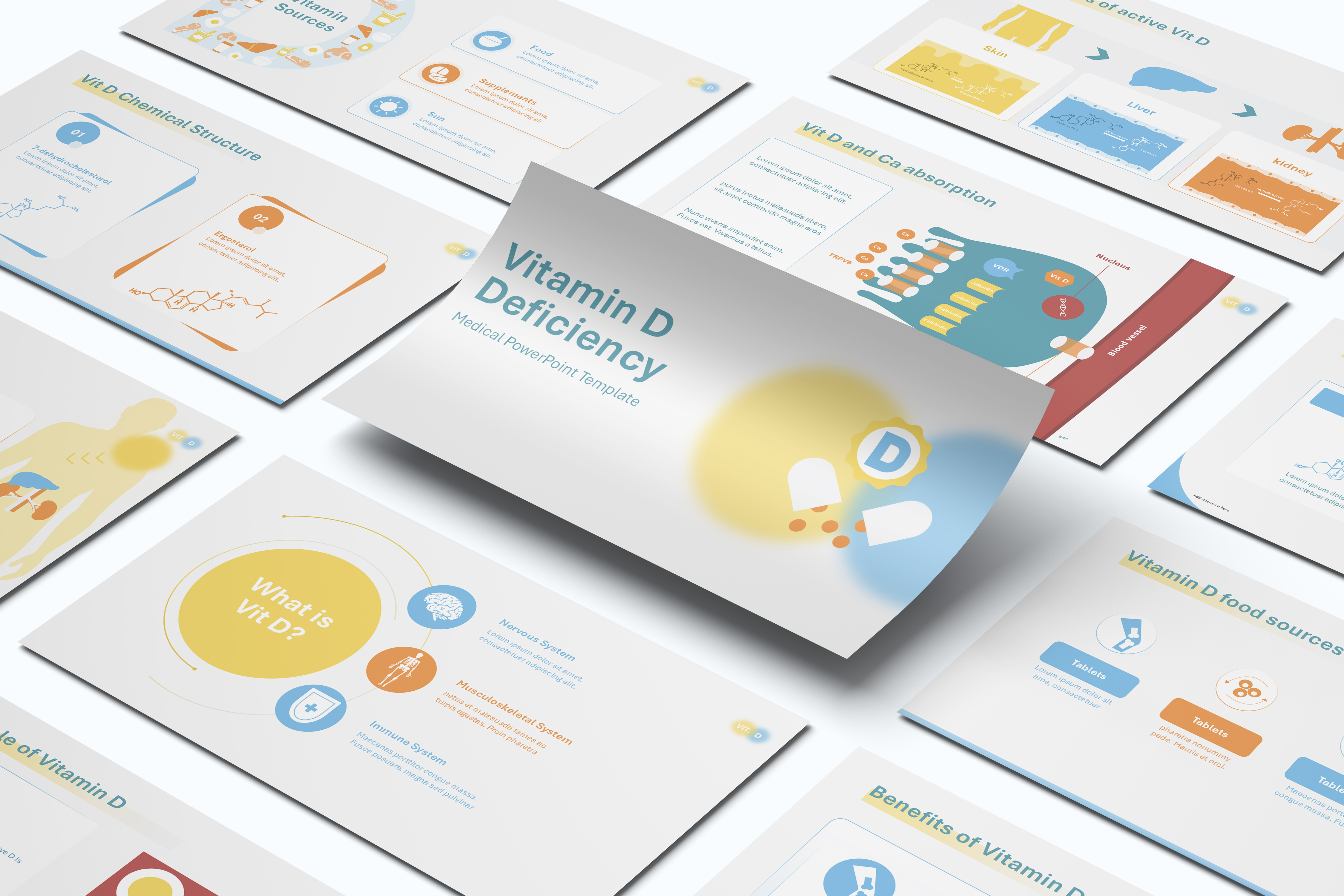 Vitamin D Deficiency PowerPoint Template