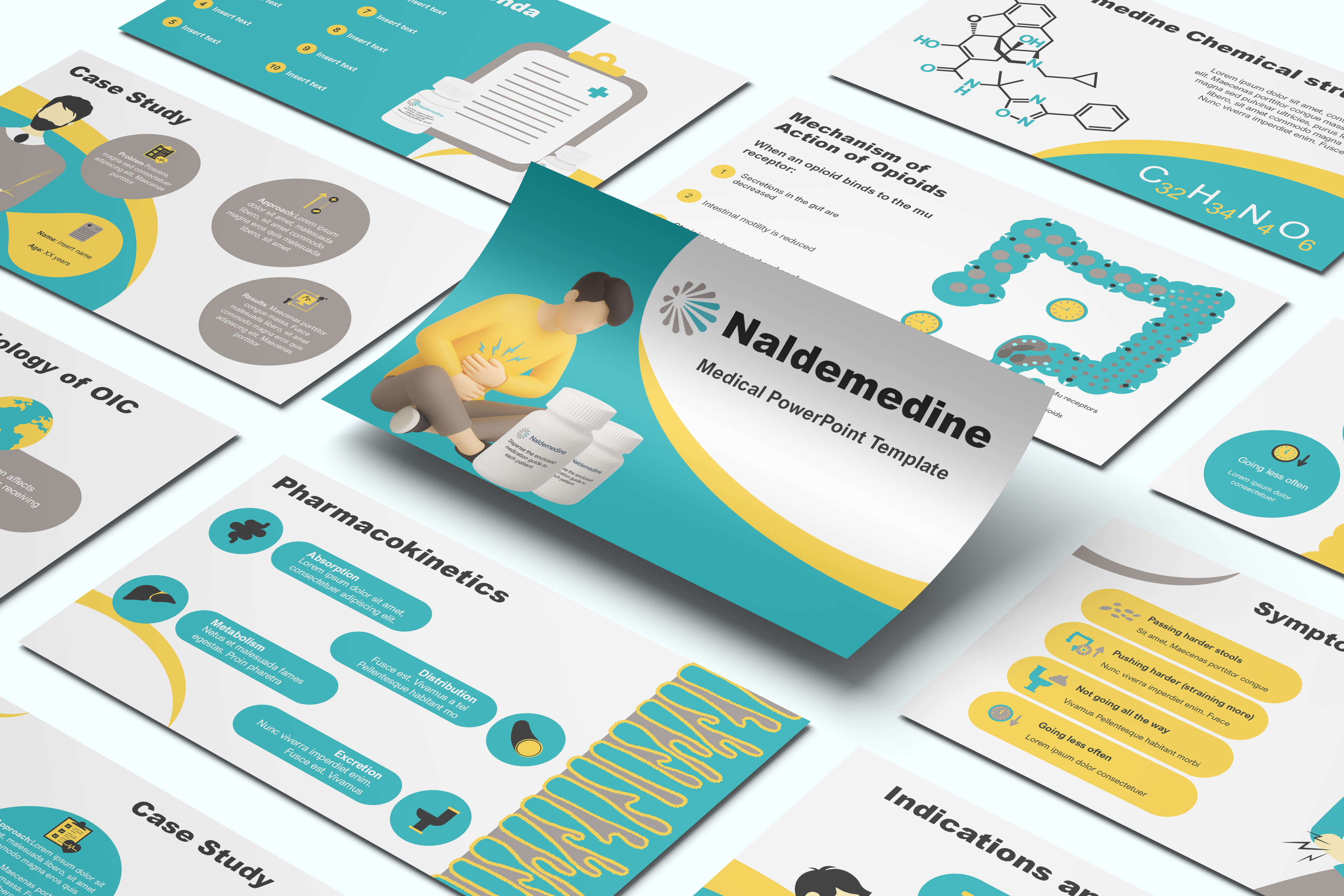 Naldemedine PowerPoint Template