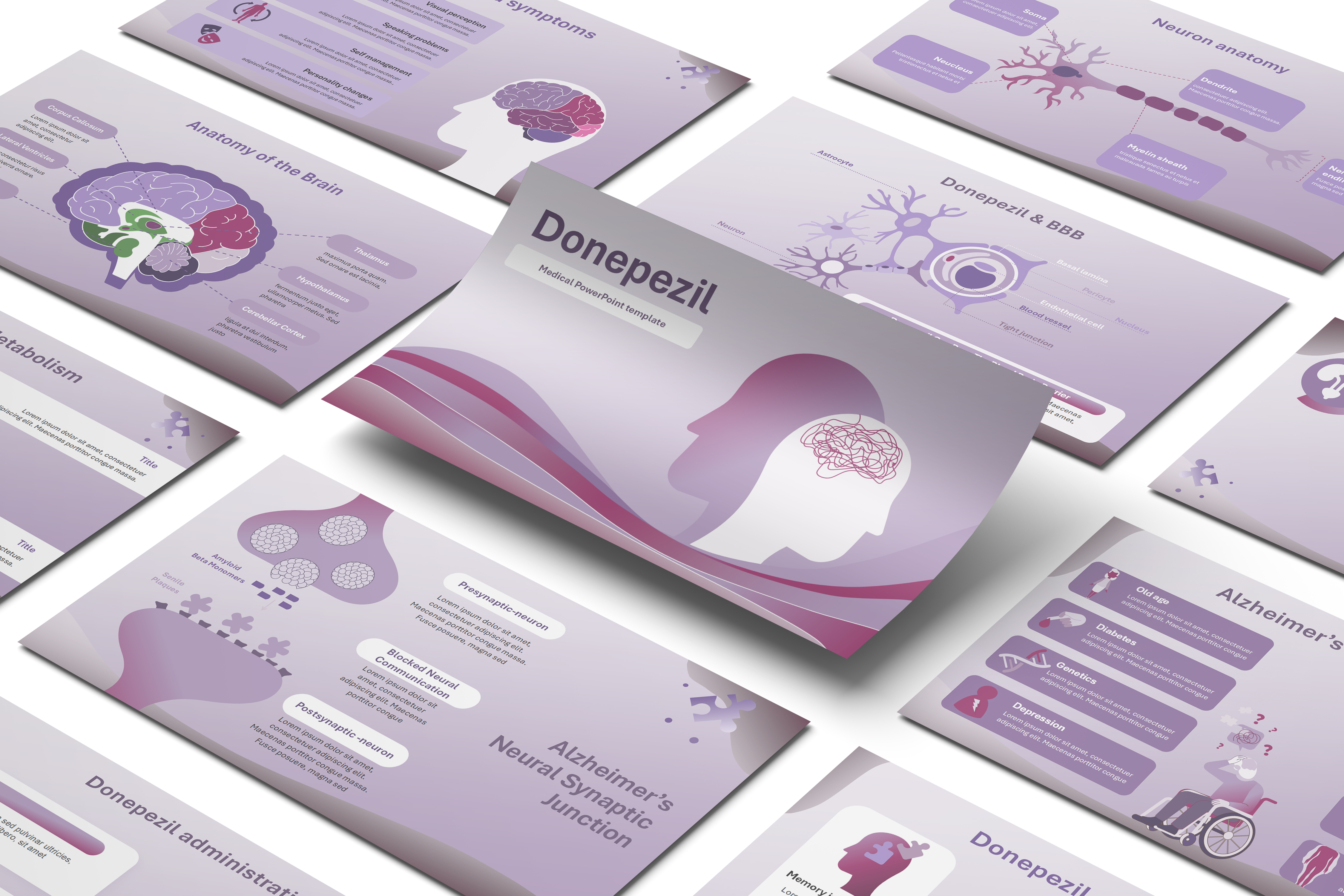 Donepezil PowerPoint Template