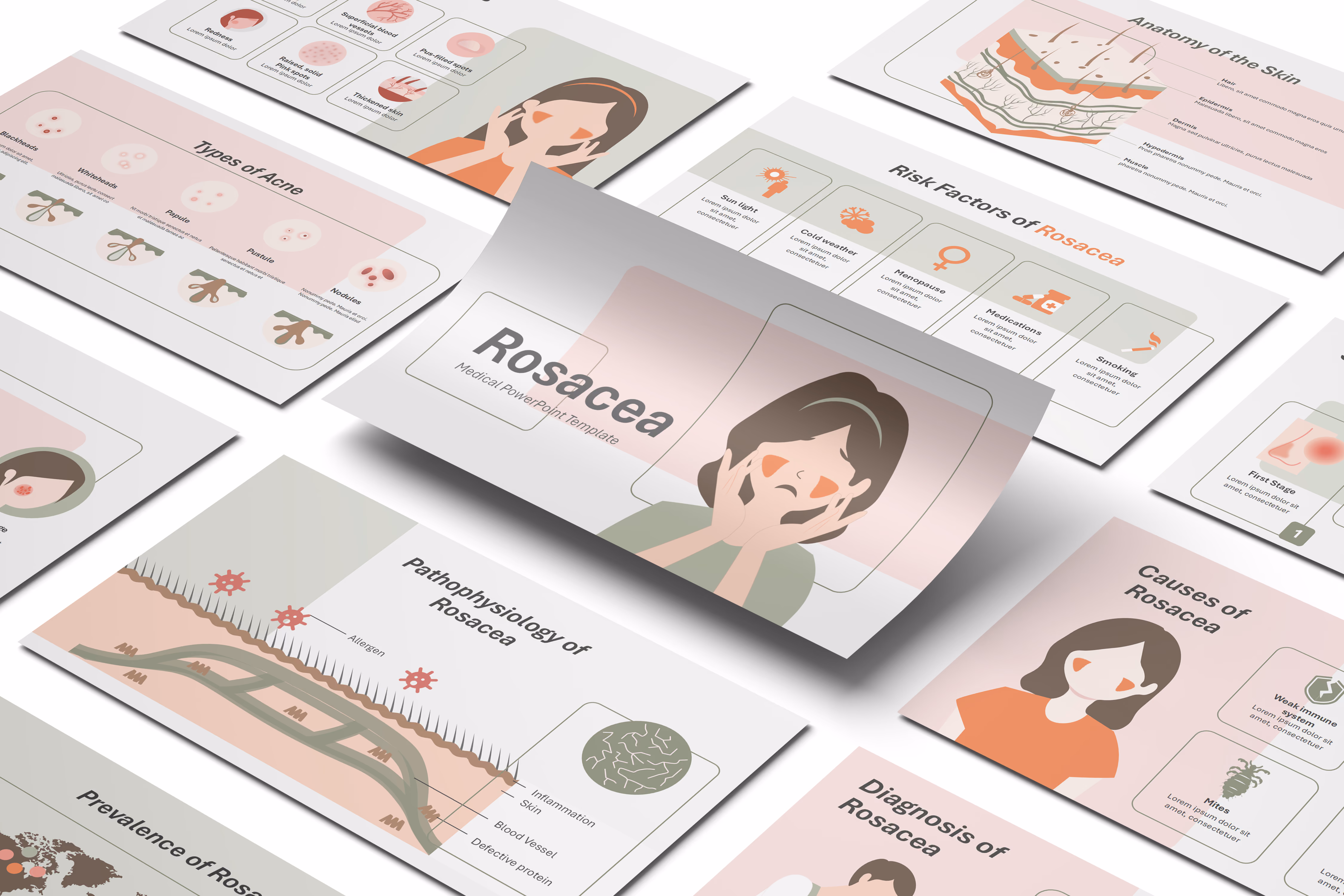 Rosacea PowerPoint Template