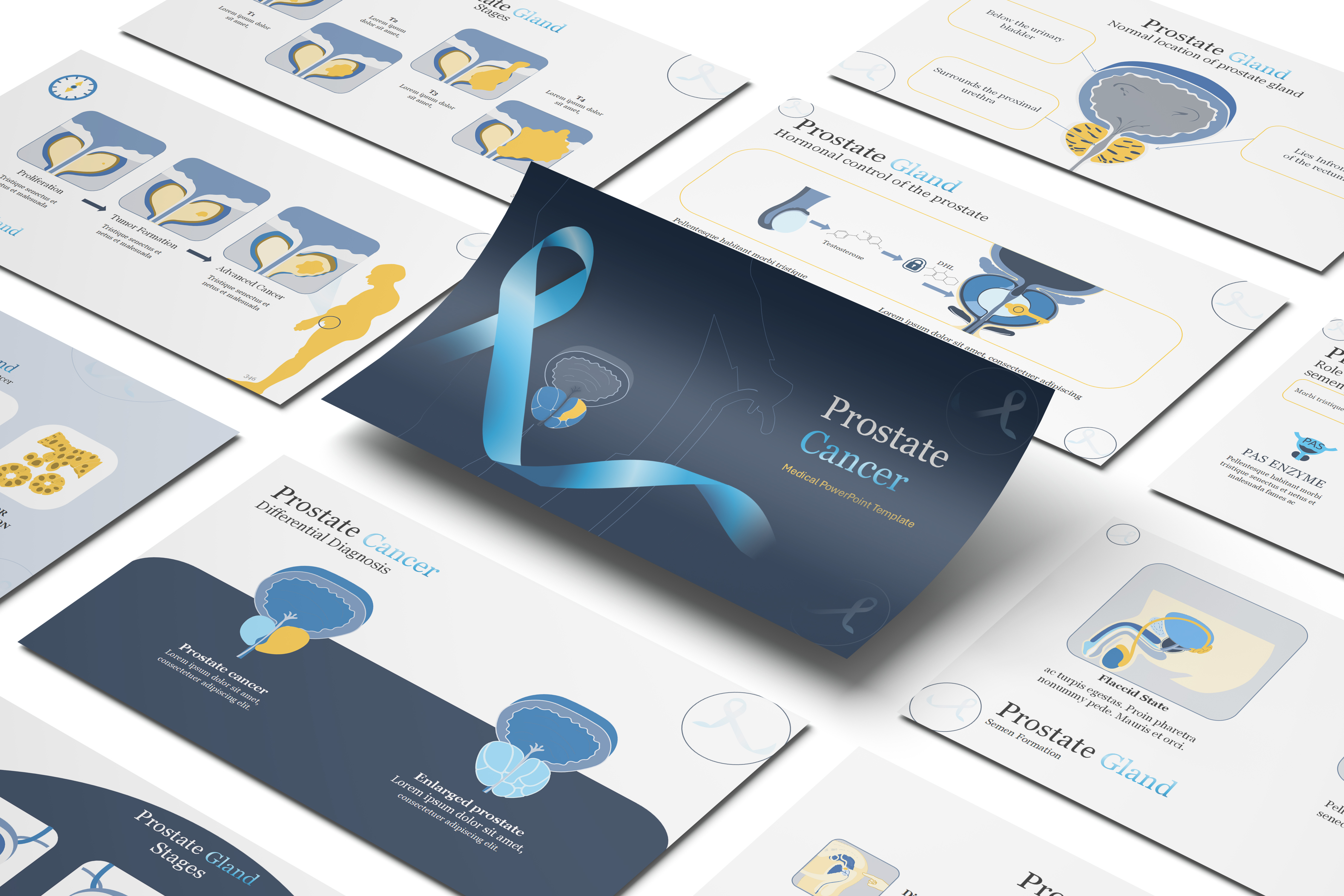 Prostatic Cancer PowerPoint Template