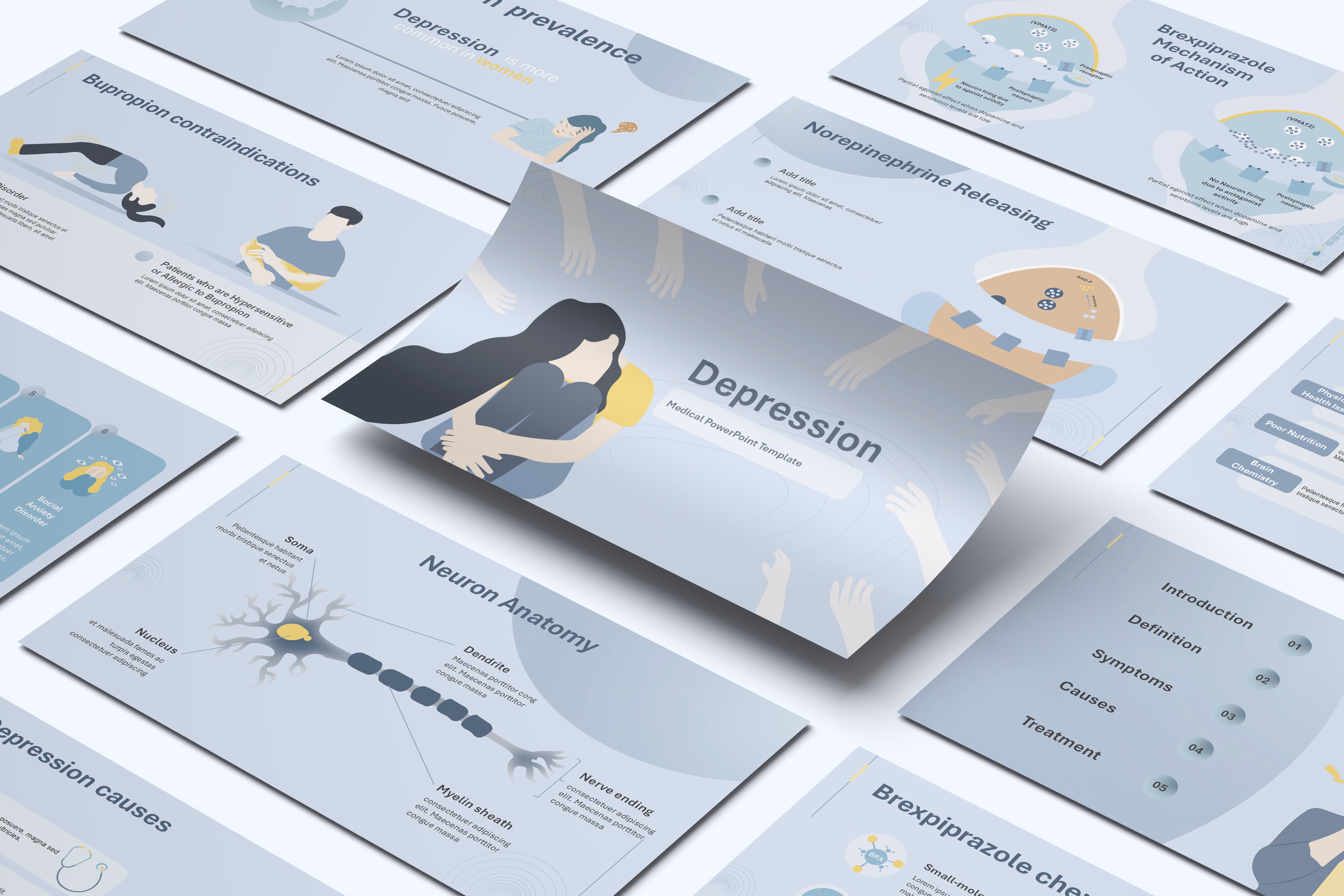 Depression PowerPoint Template