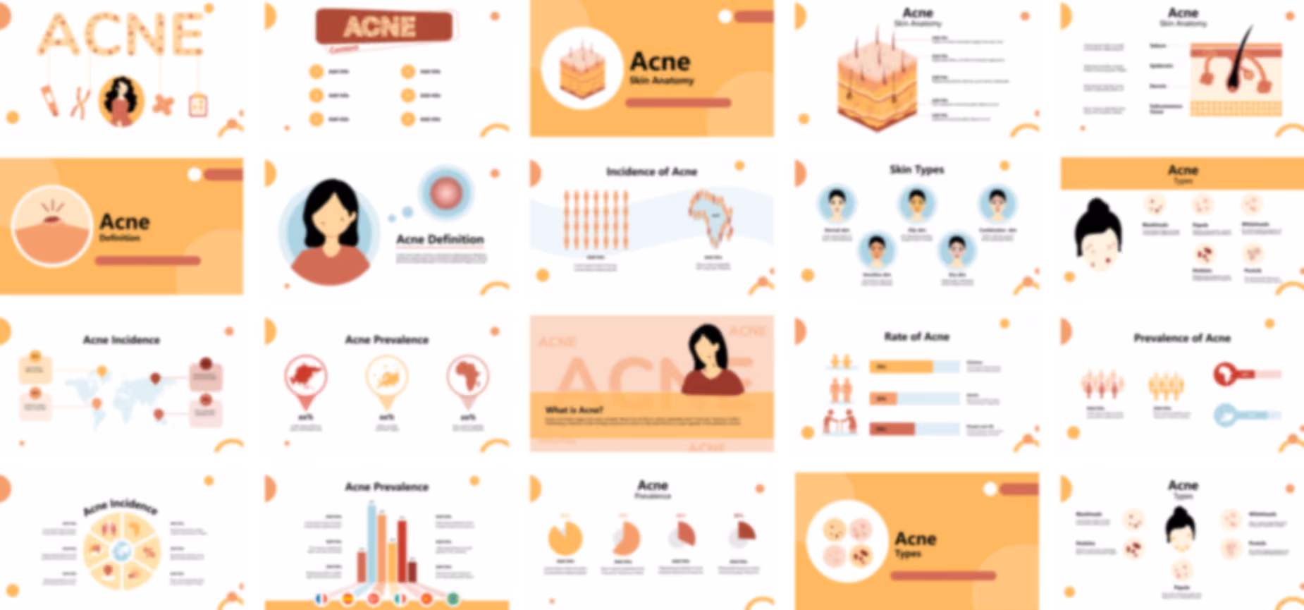Acne PowerPoint Template slide preview