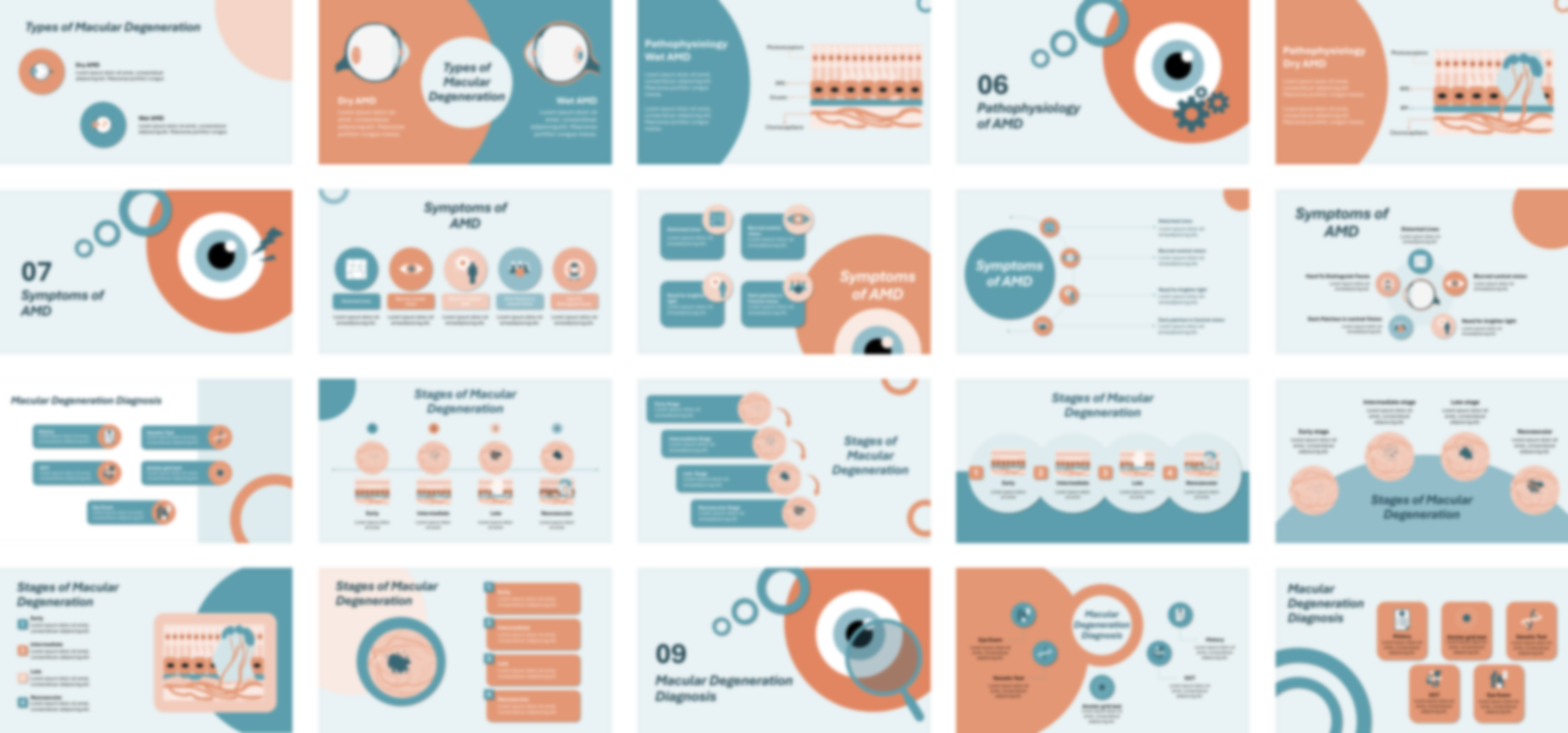 Age-related Macular Degeneration presentation Template preview