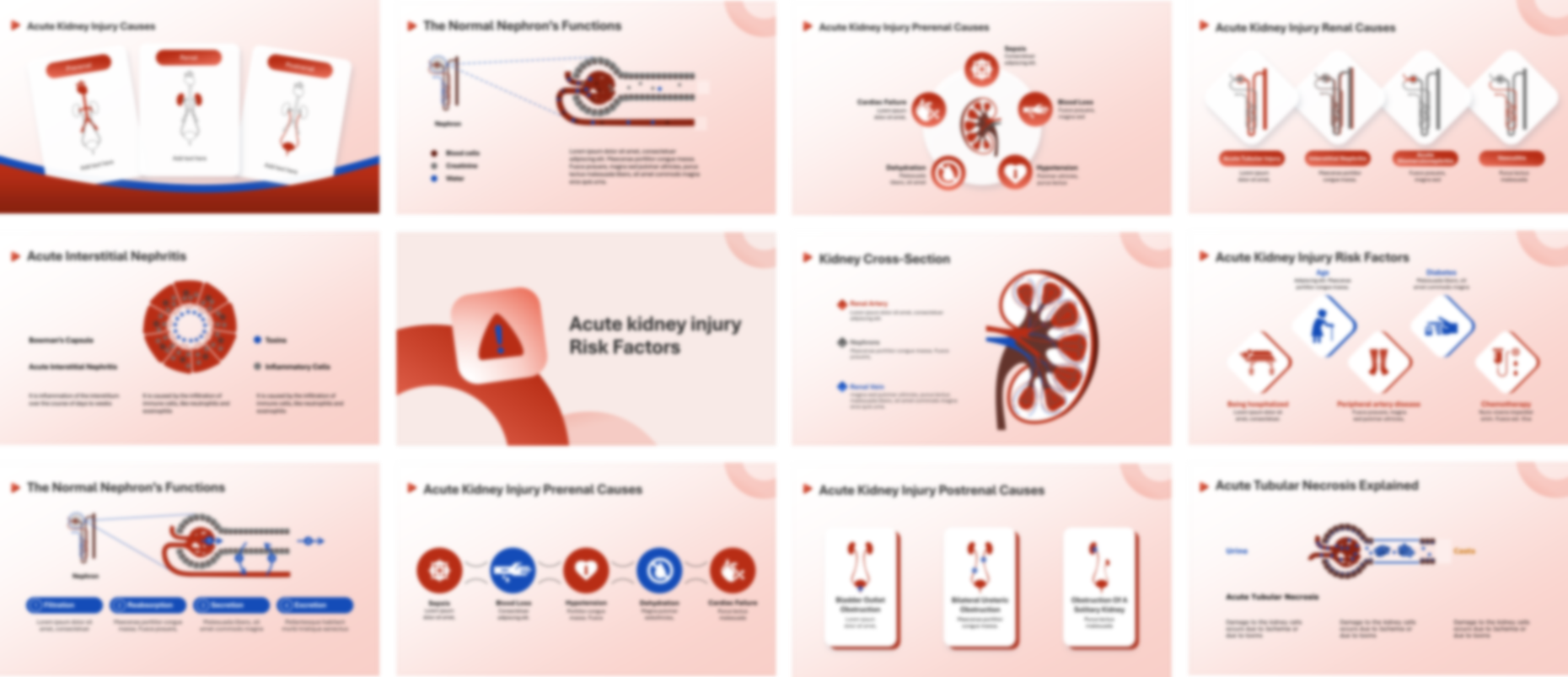 Acute Kidney Injury presentation Template preview
