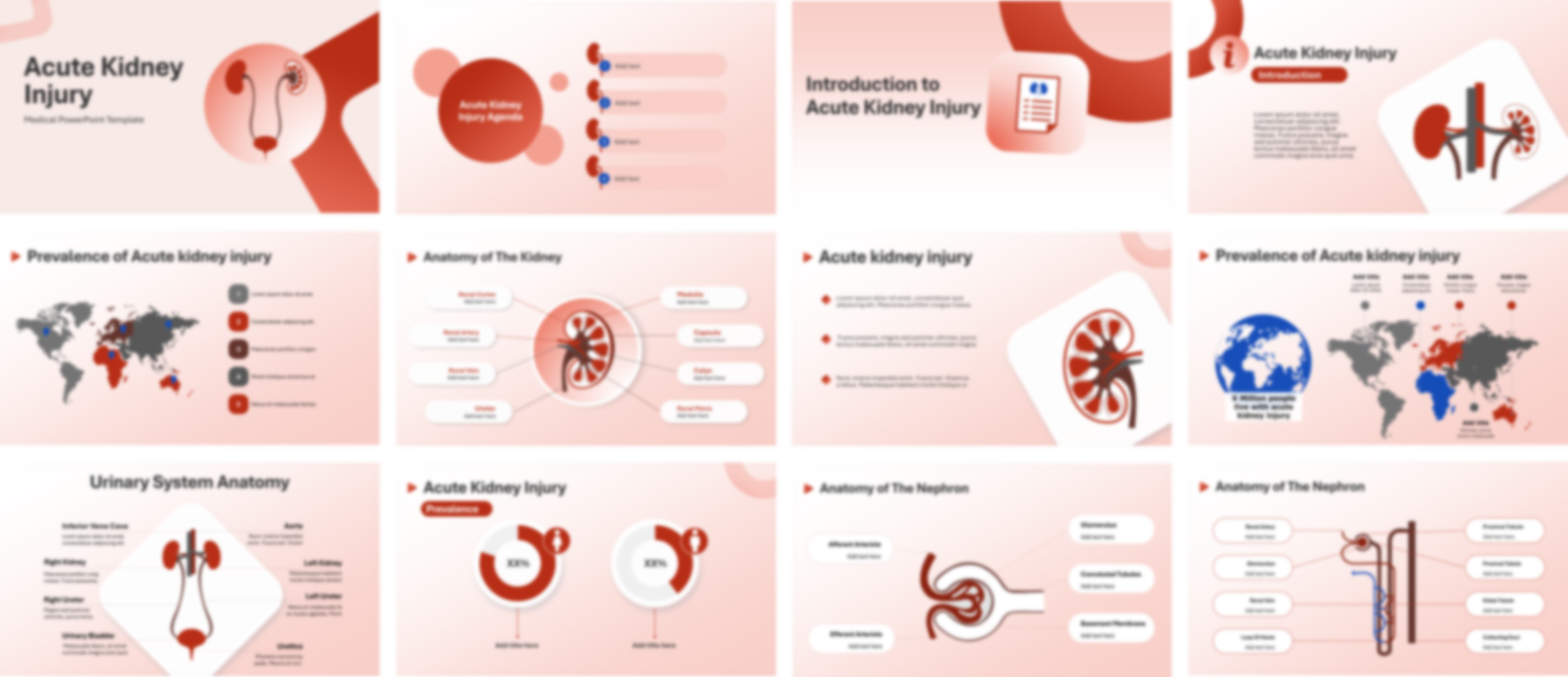 Acute Kidney Injury PowerPoint Template slide preview