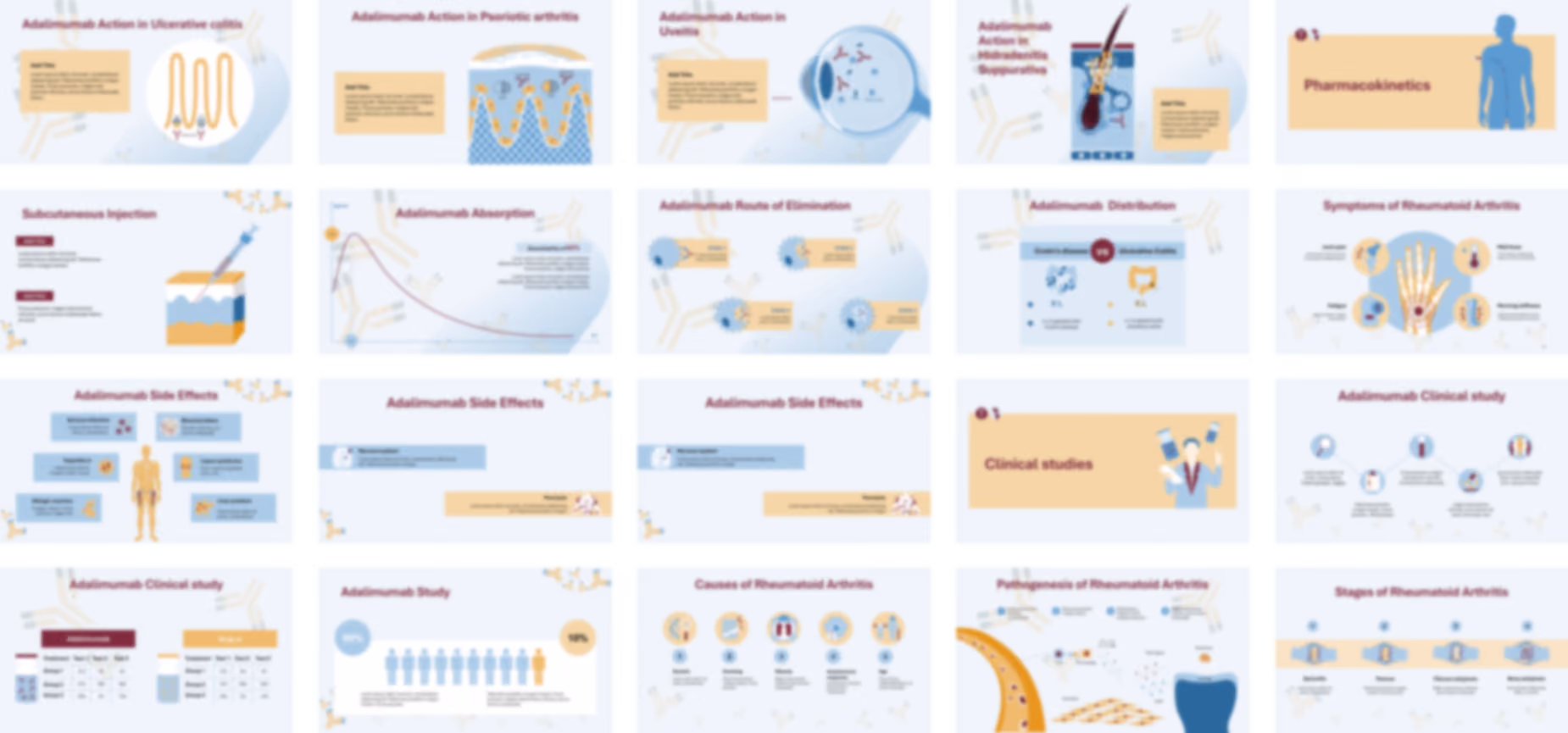 Adalimumab presentation Template preview