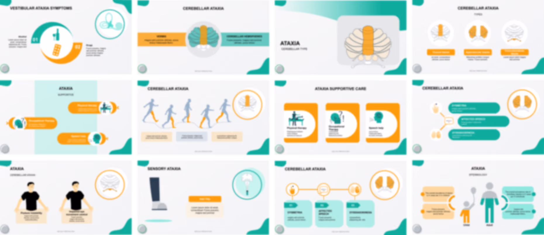 Ataxia presentation Template preview