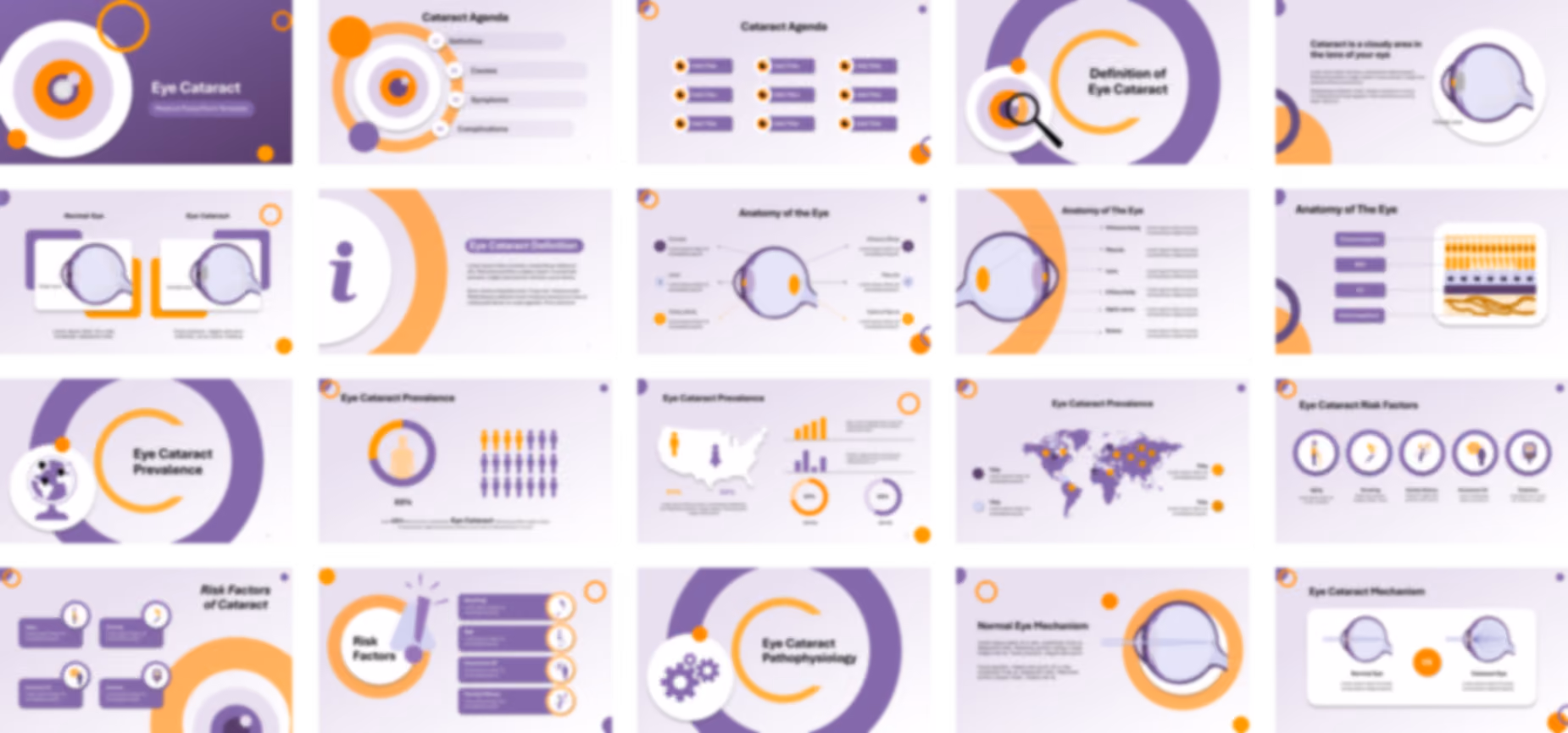Cataracts PowerPoint Template slide preview