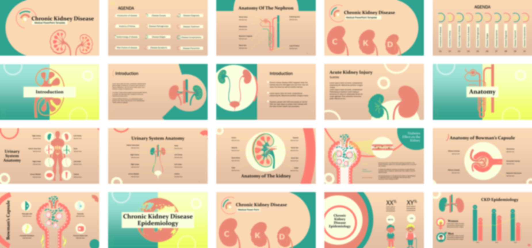 Chronic Kidney Disease PowerPoint Template slide preview