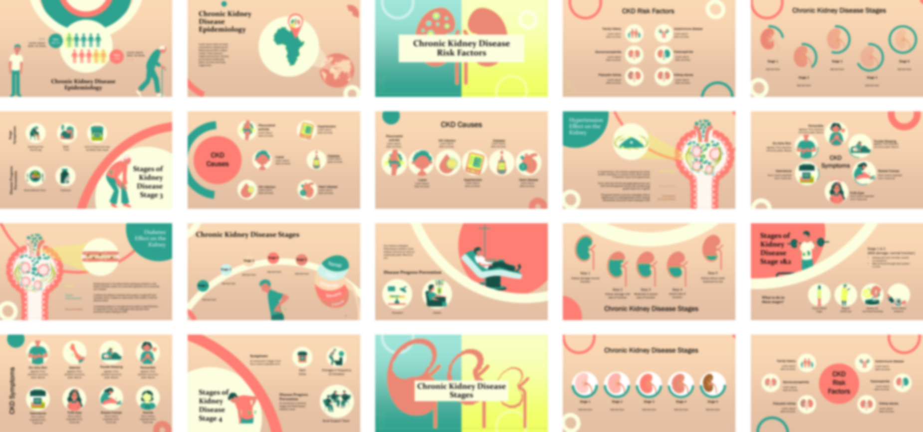 Chronic Kidney Disease presentation Template preview