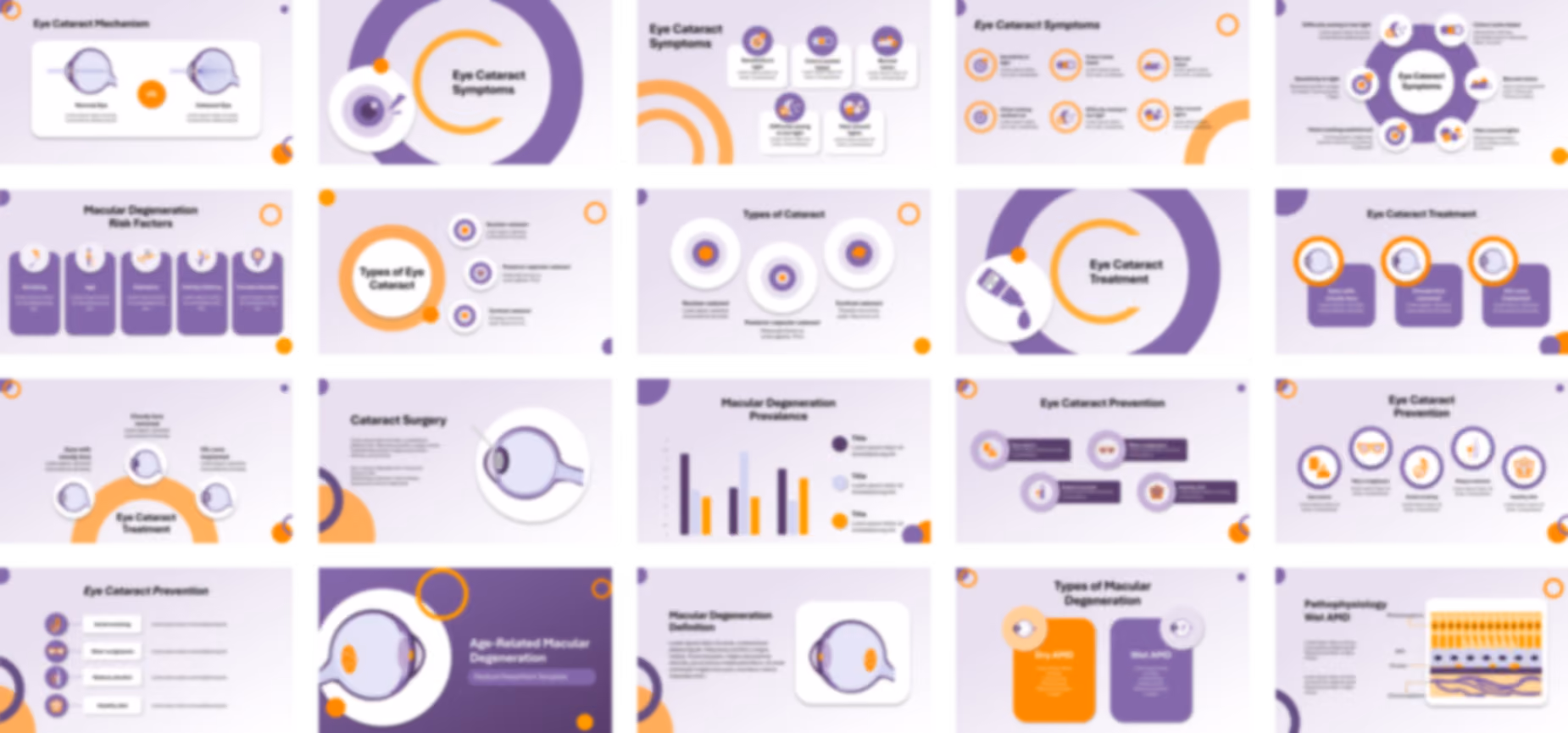 Cataracts presentation Template preview