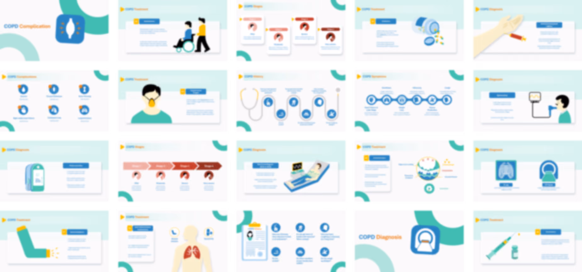 COPD presentation Template preview