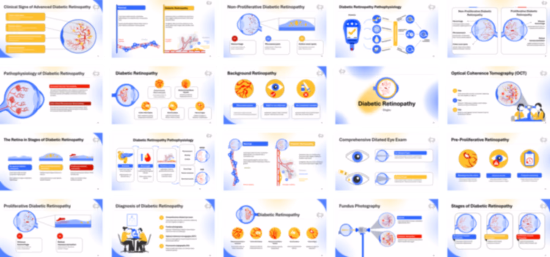 Diabetic Retinopathy presentation Template preview