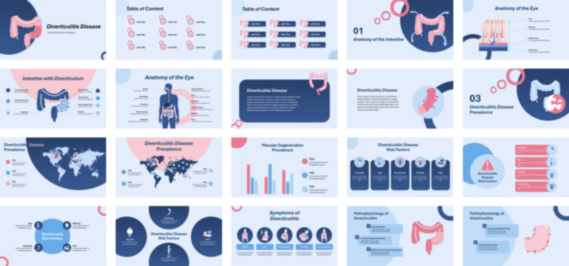 Diverticulitis PowerPoint Template slide preview
