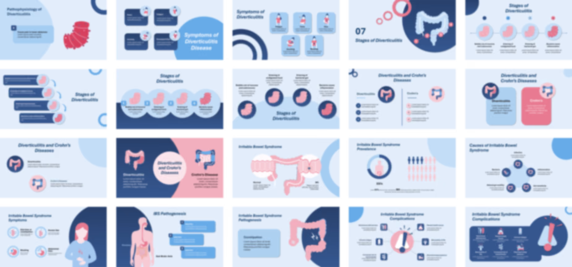Diverticulitis presentation Template preview