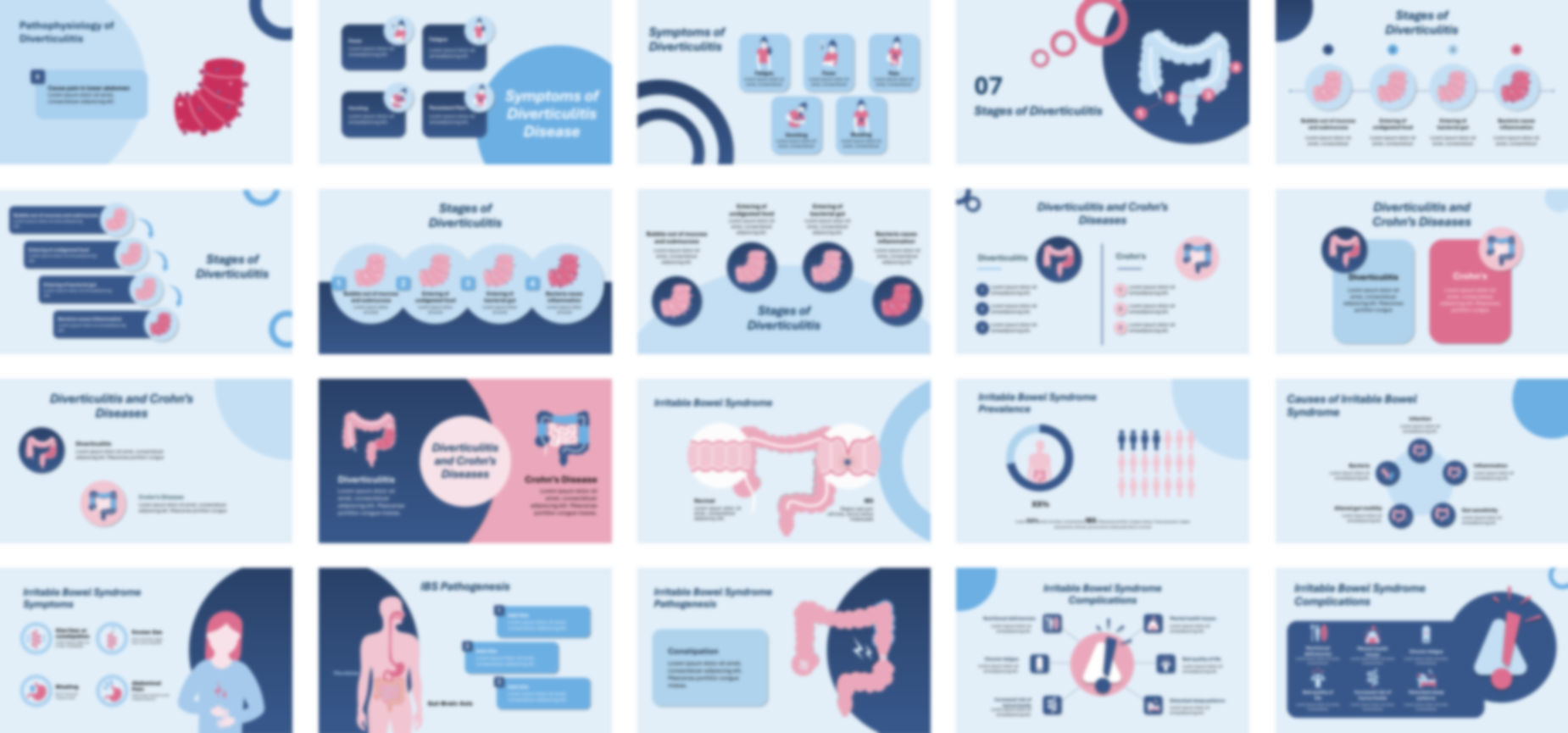Diverticulitis presentation Template preview