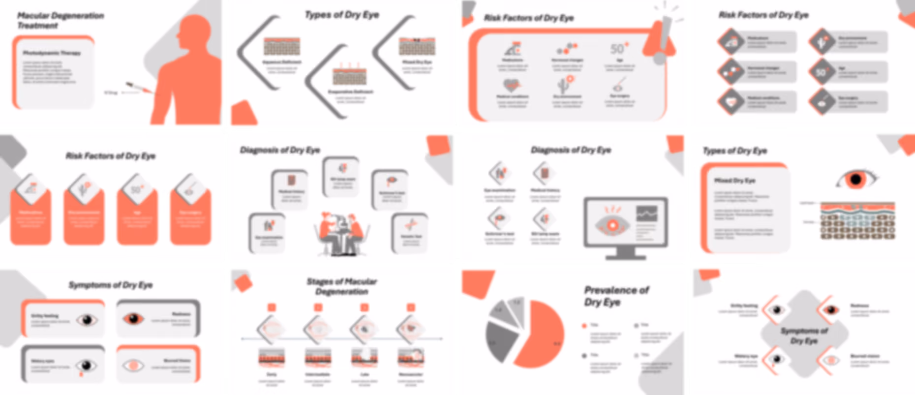 Dry Eye presentation Template preview