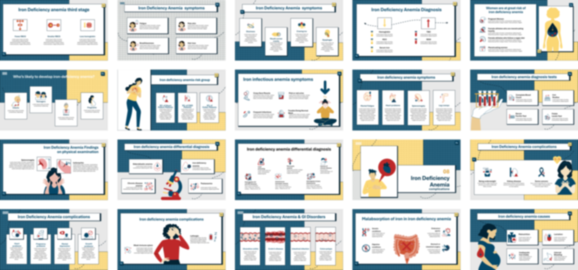 Iron Deficiency Anemia presentation Template preview