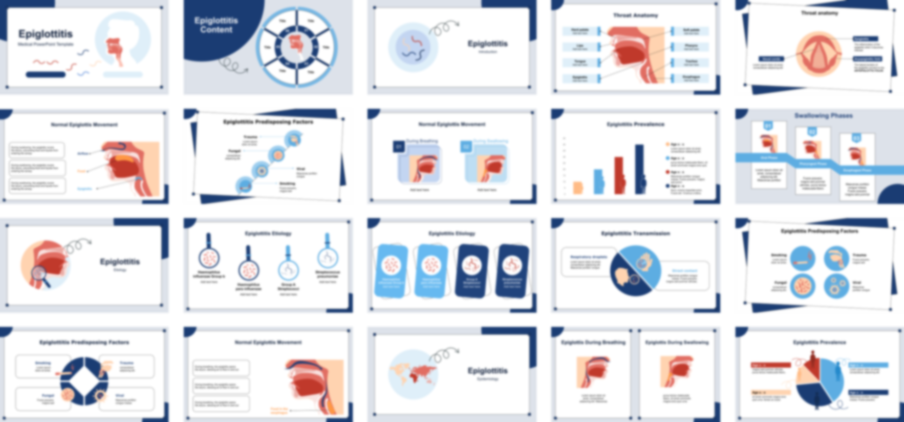 Epiglottitis PowerPoint Template slide preview