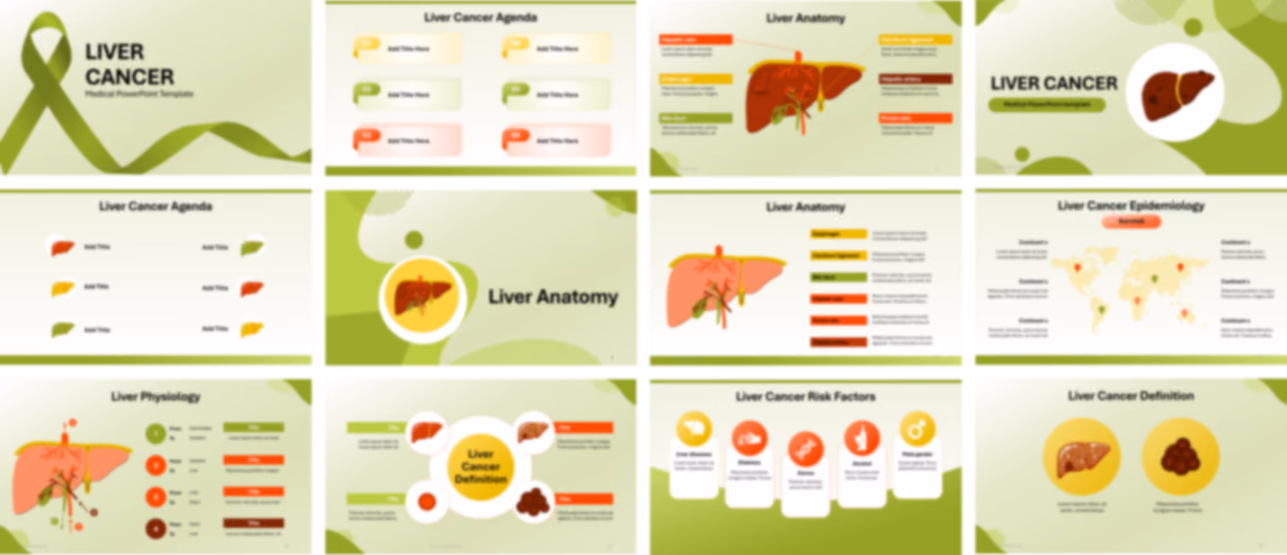 Liver Cancer PowerPoint Template slide preview