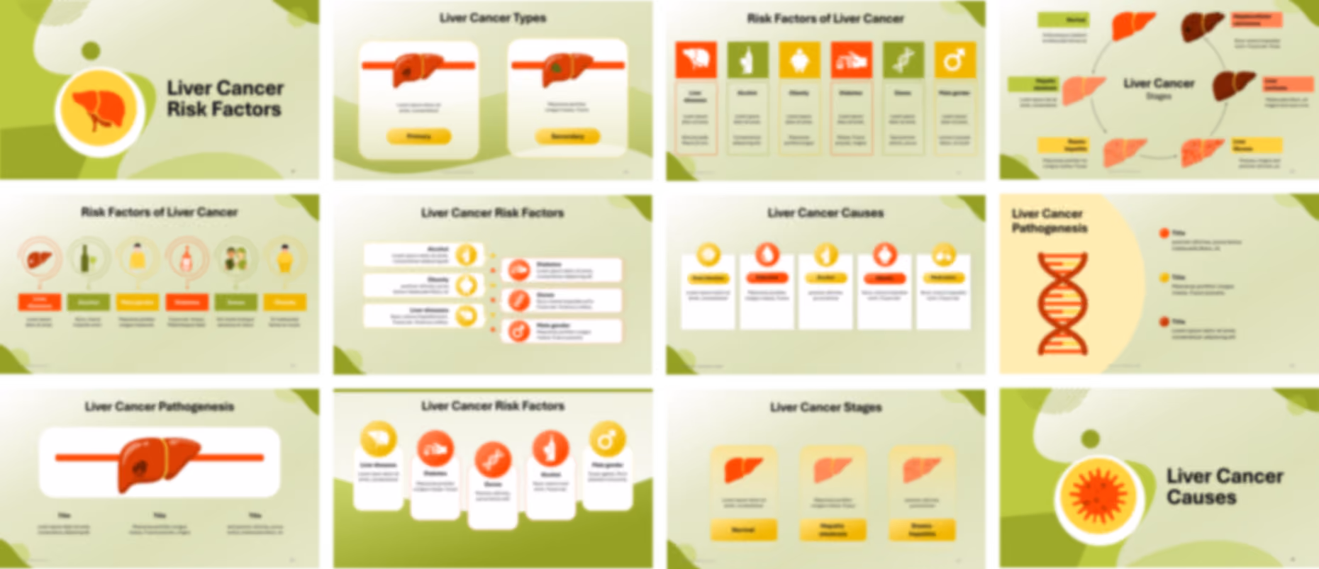 Liver Cancer PowerPoint Template preview