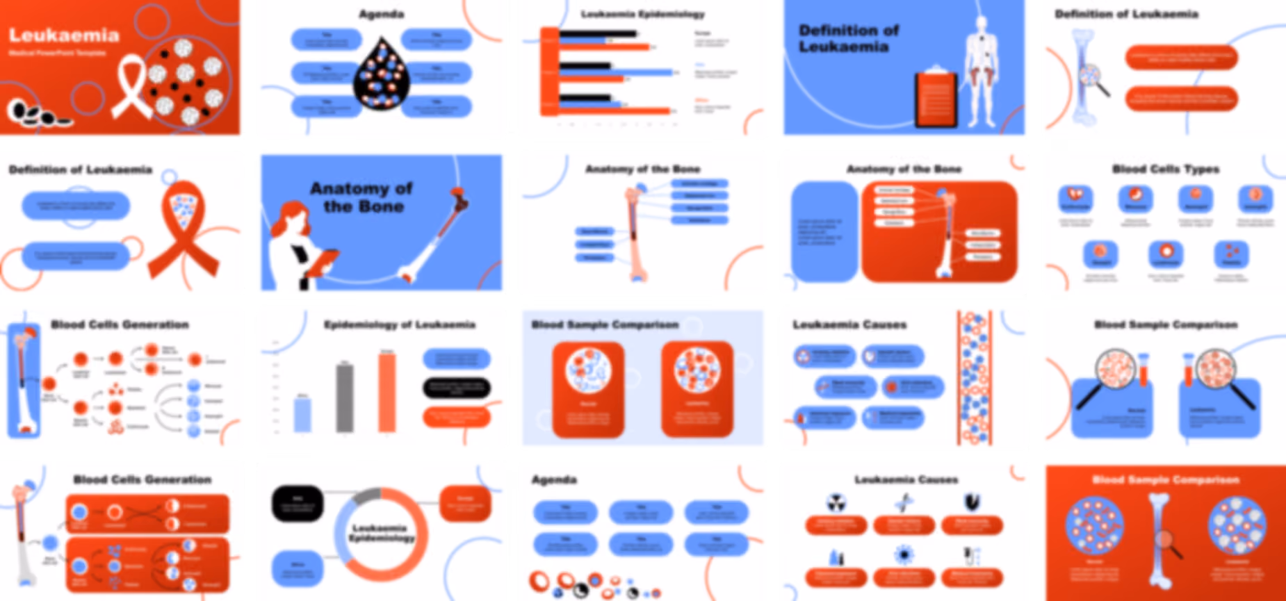 Leukemia PowerPoint Template slide preview