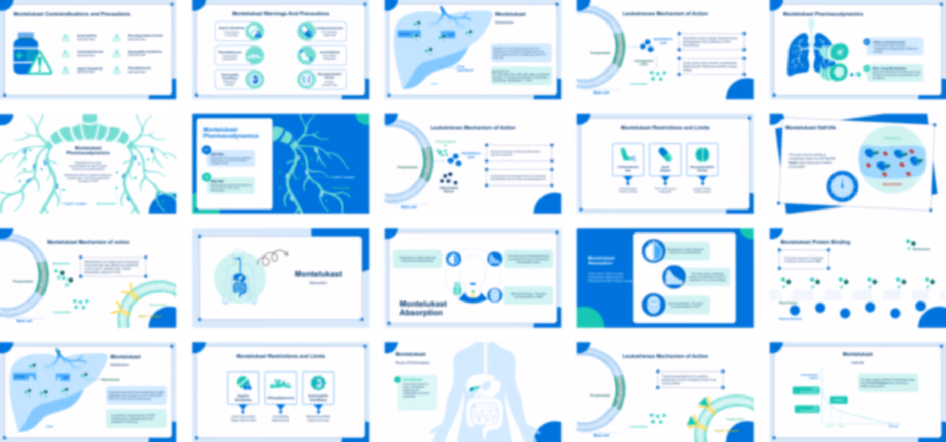 Montelukast presentation Template preview