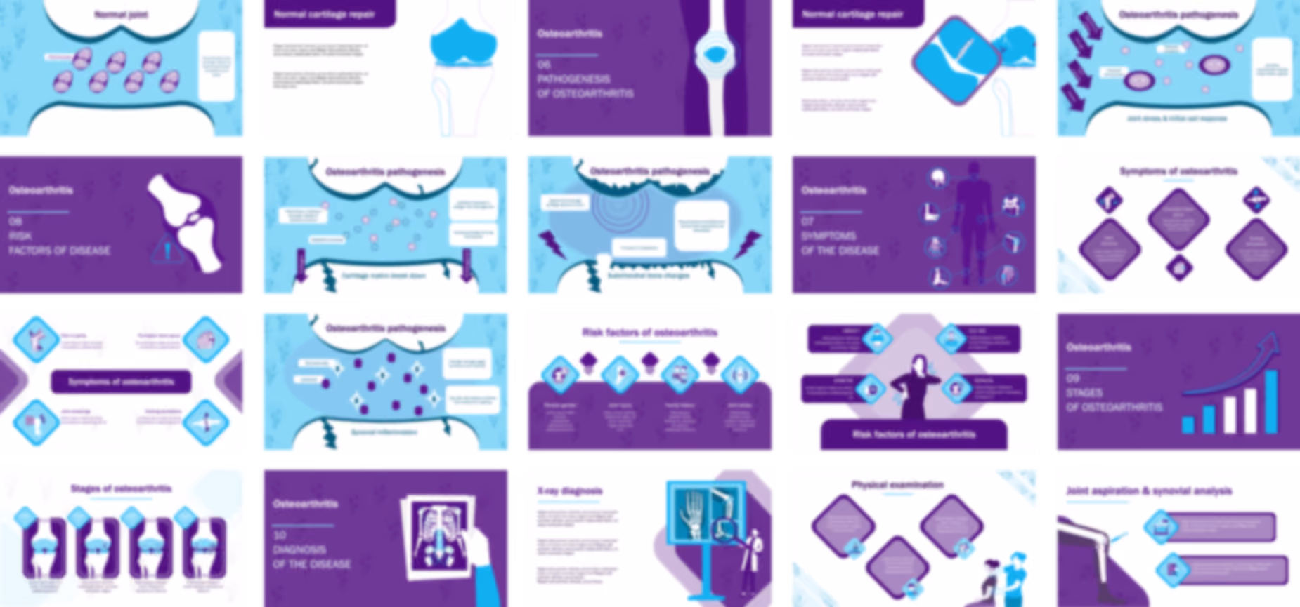 Osteoarthritis presentation Template preview