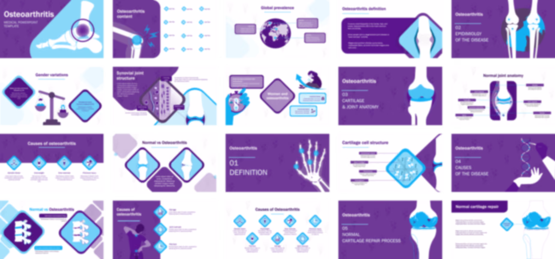 Osteoarthritis PowerPoint Template slide preview