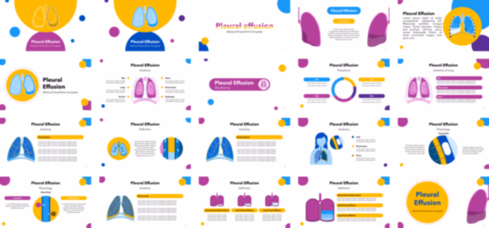 Pleural Effusion PowerPoint Template slide preview
