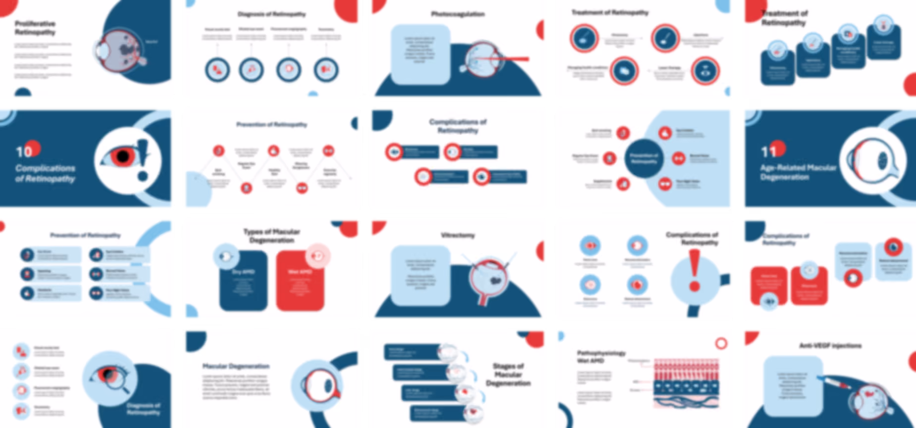 Retinopathy presentation Template preview