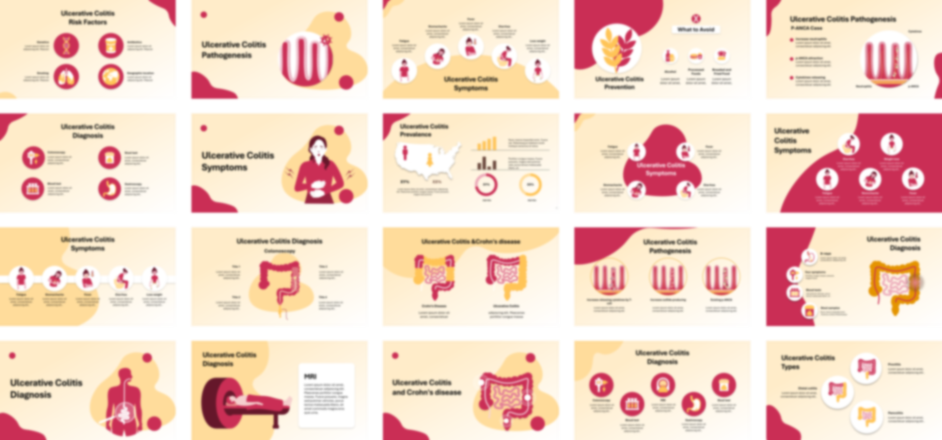 Ulcerative Colitis presentation Template preview