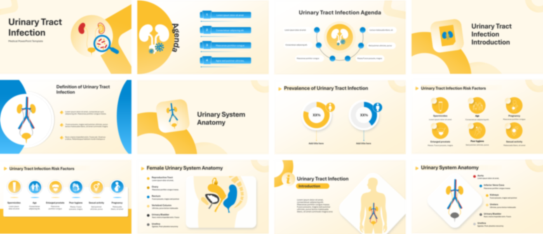Urinary Tract Infection PowerPoint Template slide preview