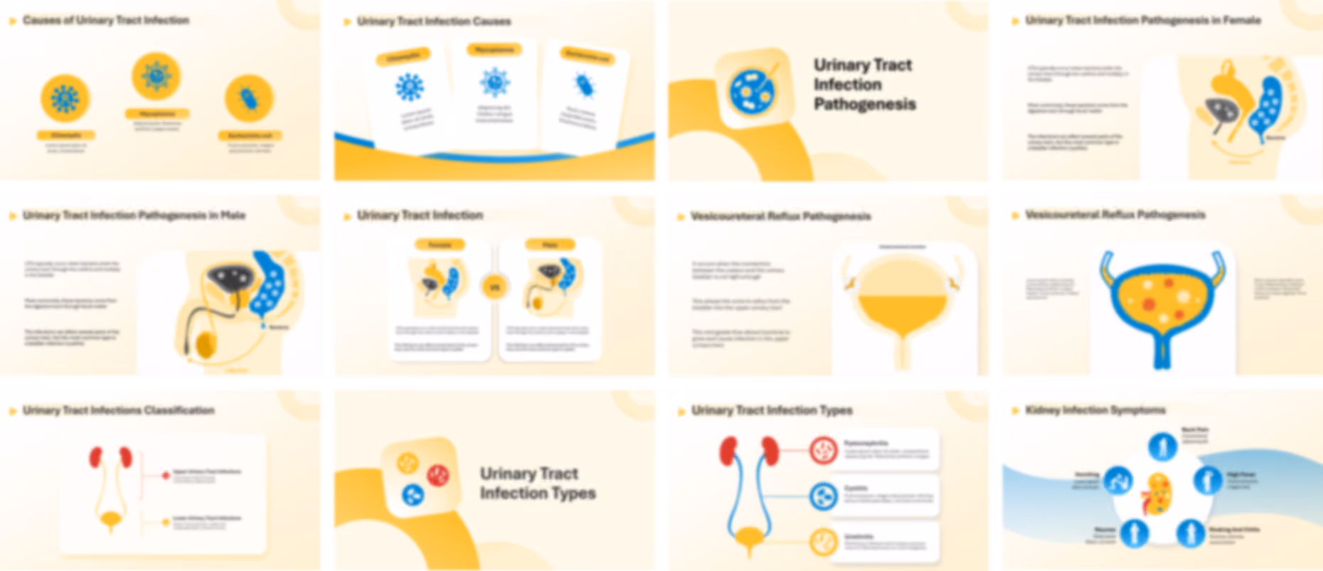 Urinary Tract Infection presentation Template preview