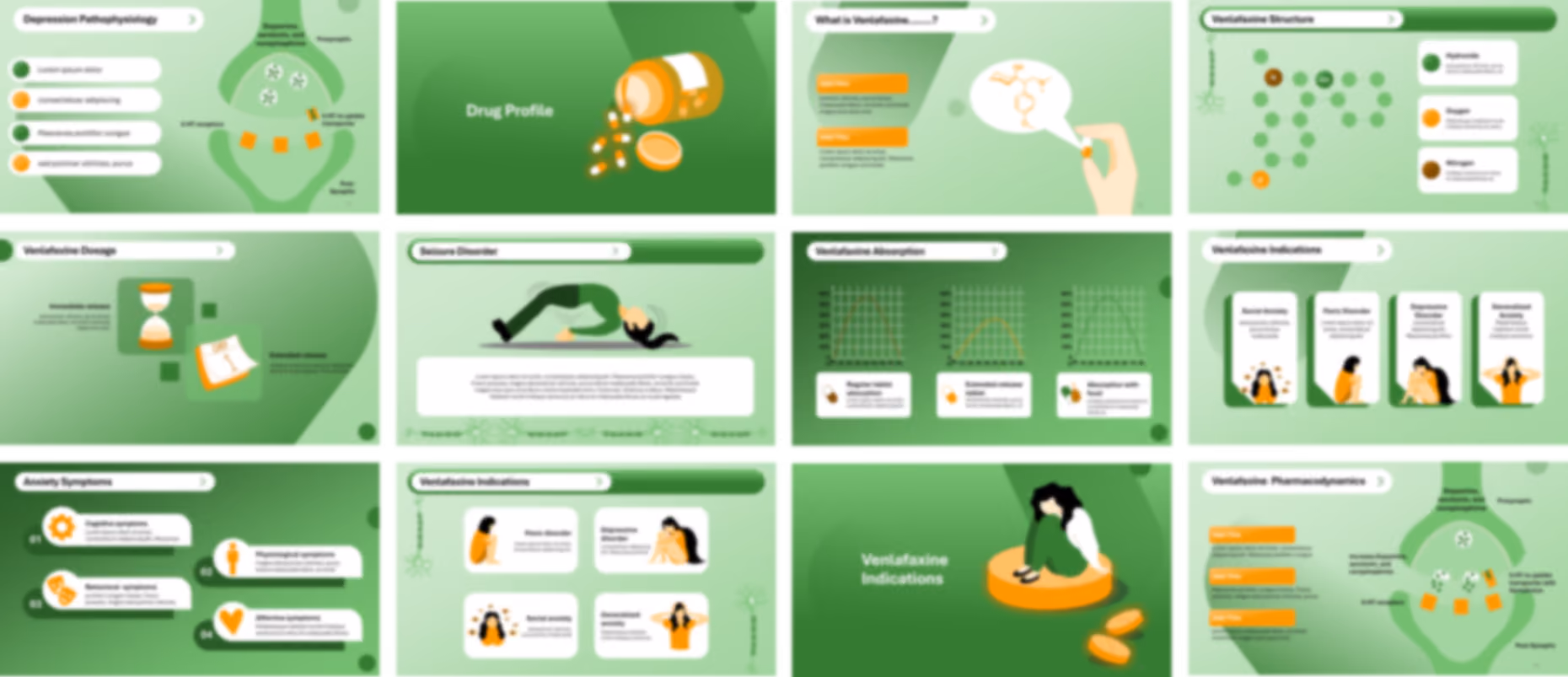 Venlafaxine presentation Template preview