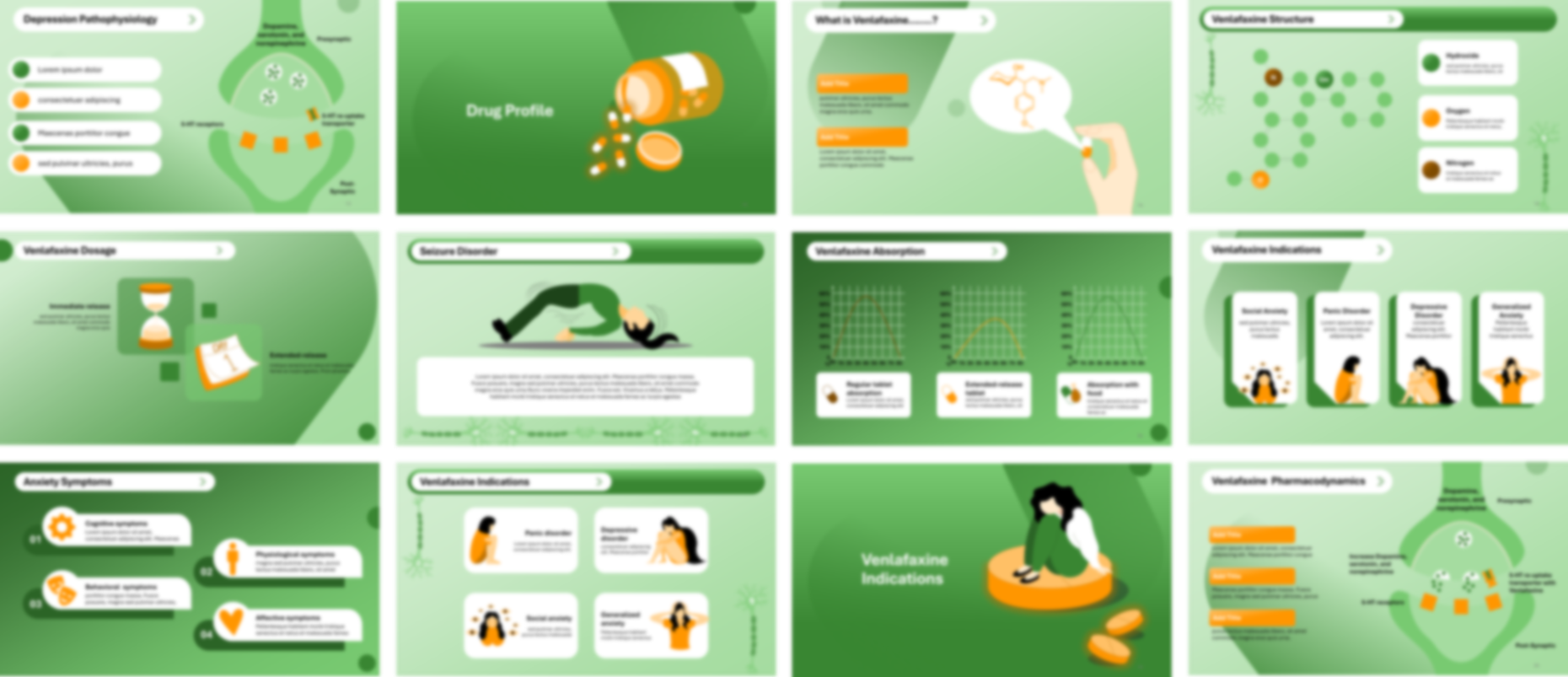 Venlafaxine presentation Template preview