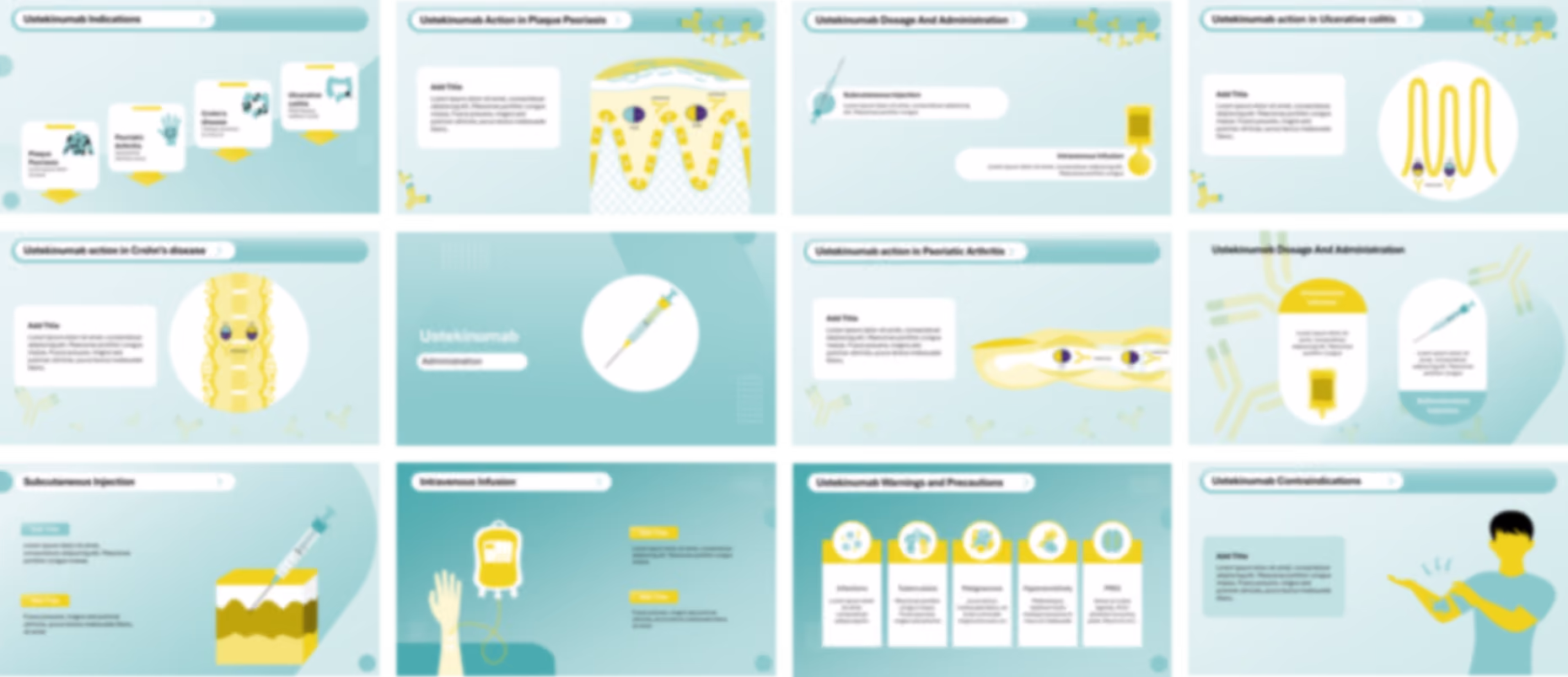 Ustekinumab presentation Template preview