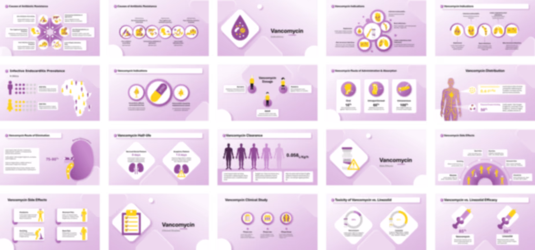 Vancomycin presentation Template preview