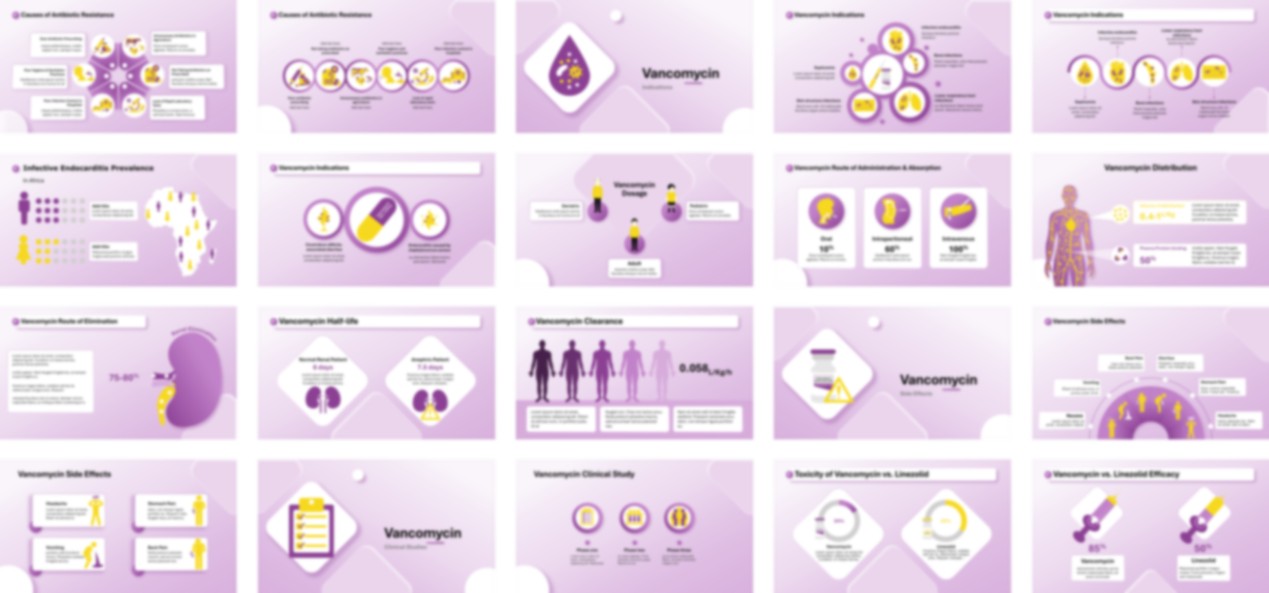 Vancomycin presentation Template preview