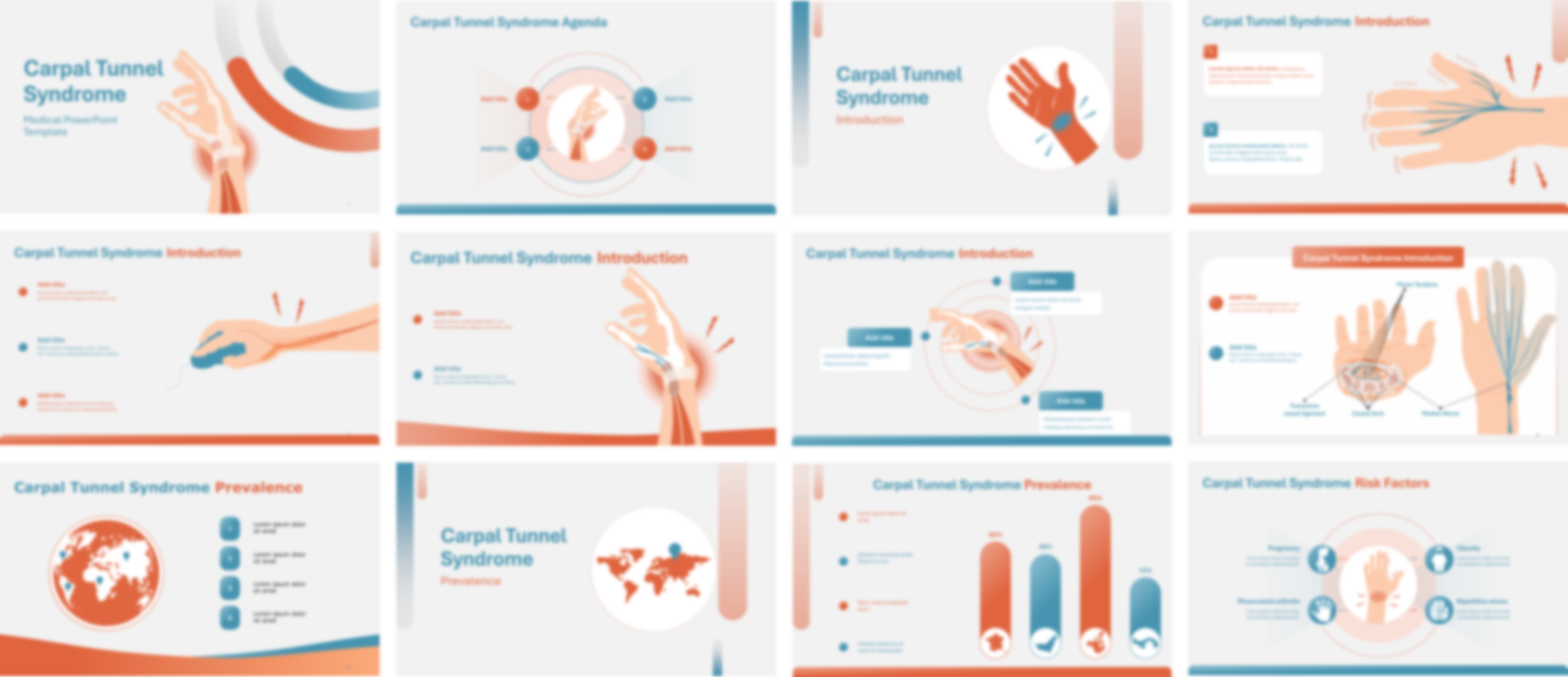 Carpal Tunnel Syndrome PowerPoint Template slide preview