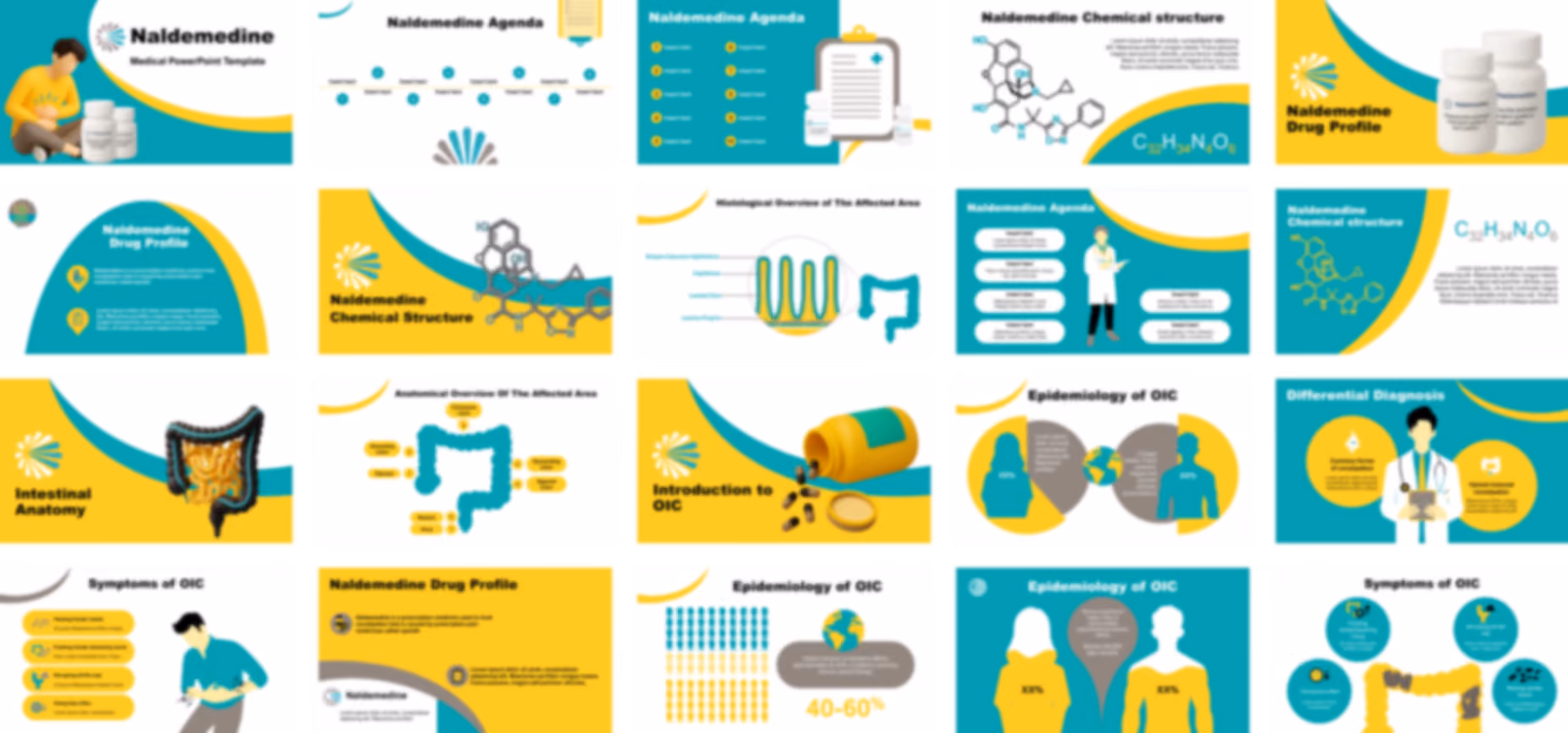 Naldemedine PowerPoint Template slide preview