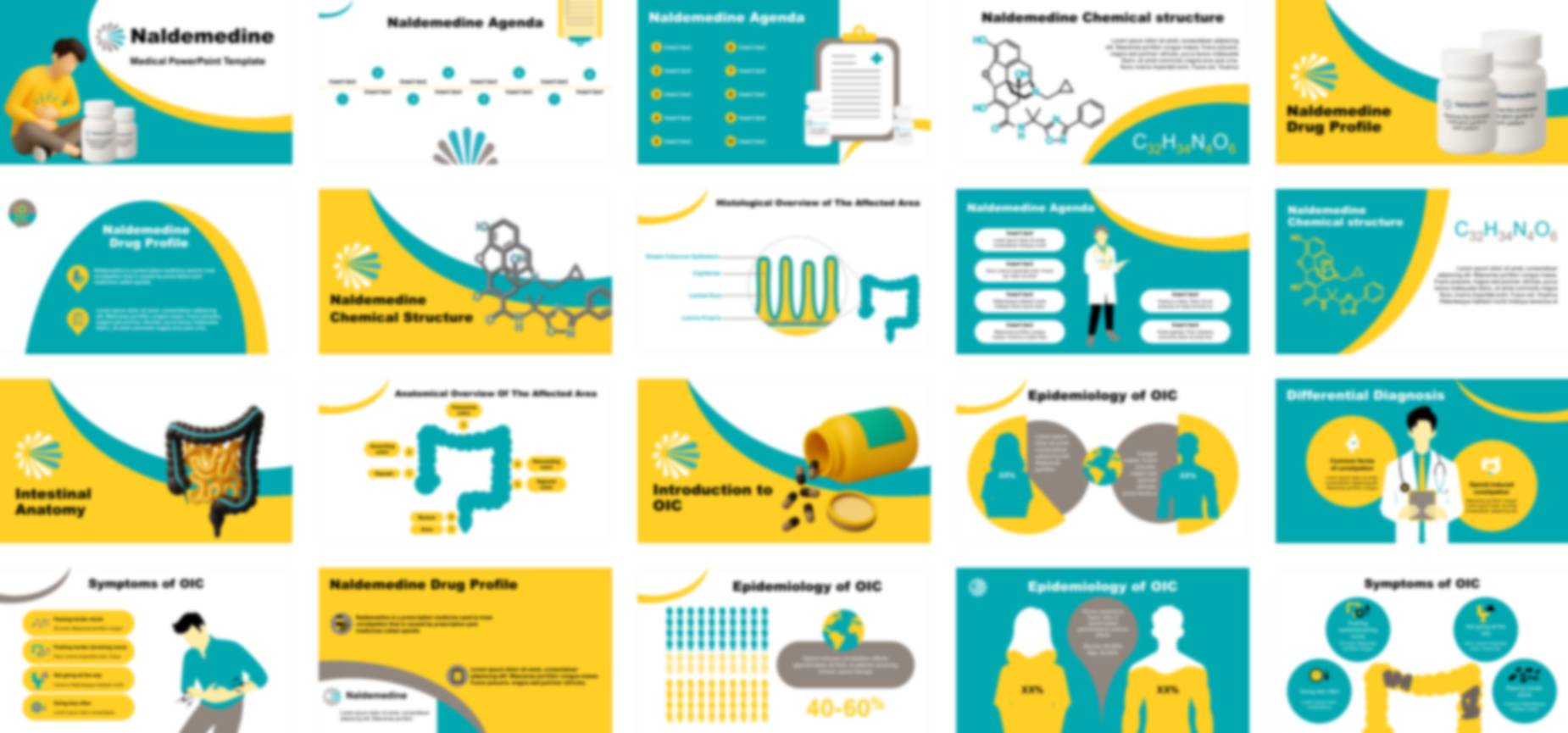 Naldemedine PowerPoint Template slide preview