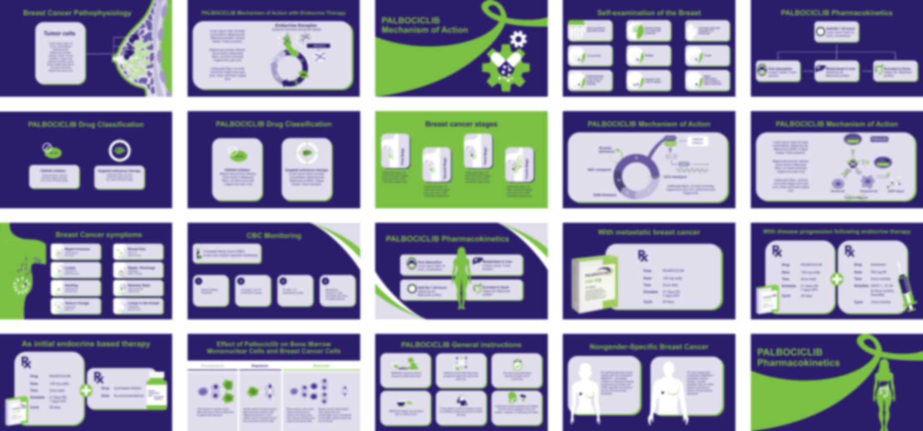 Palbociclib presentation Template preview