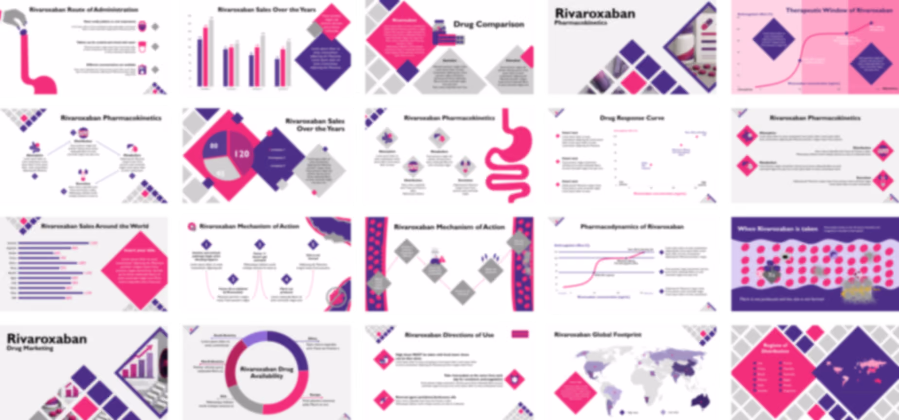 Rivaroxaban presentation Template preview