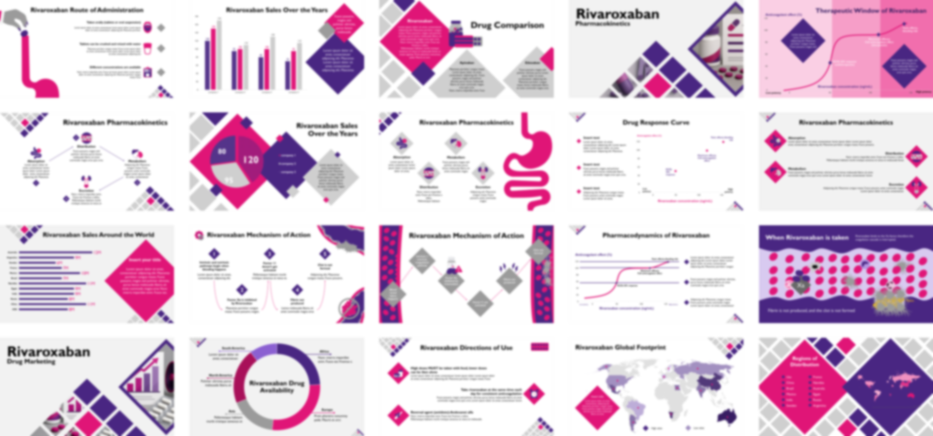 Rivaroxaban presentation Template preview