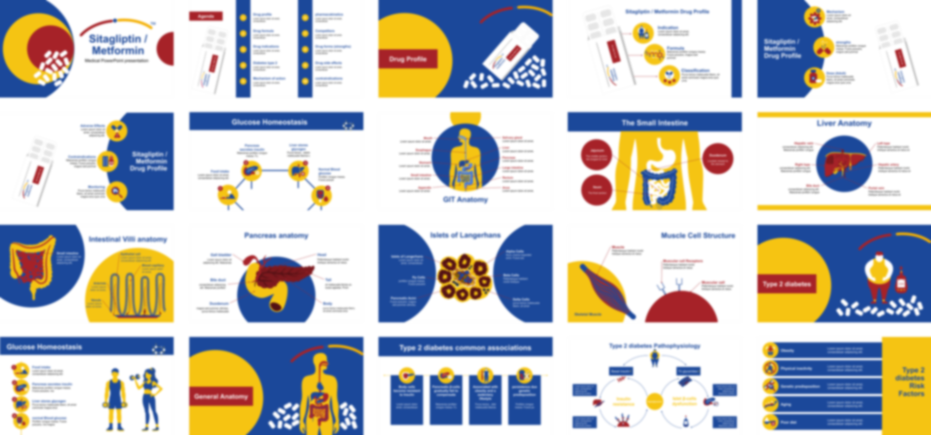 Sitagliptin Metformin PowerPoint Template slide preview