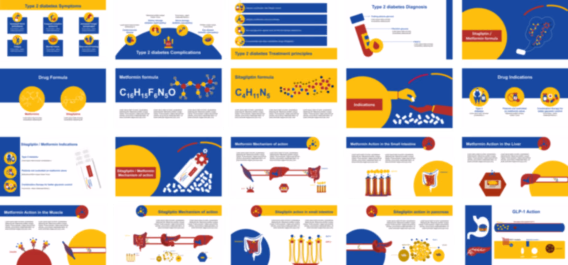 Sitagliptin Metformin presentation Template preview